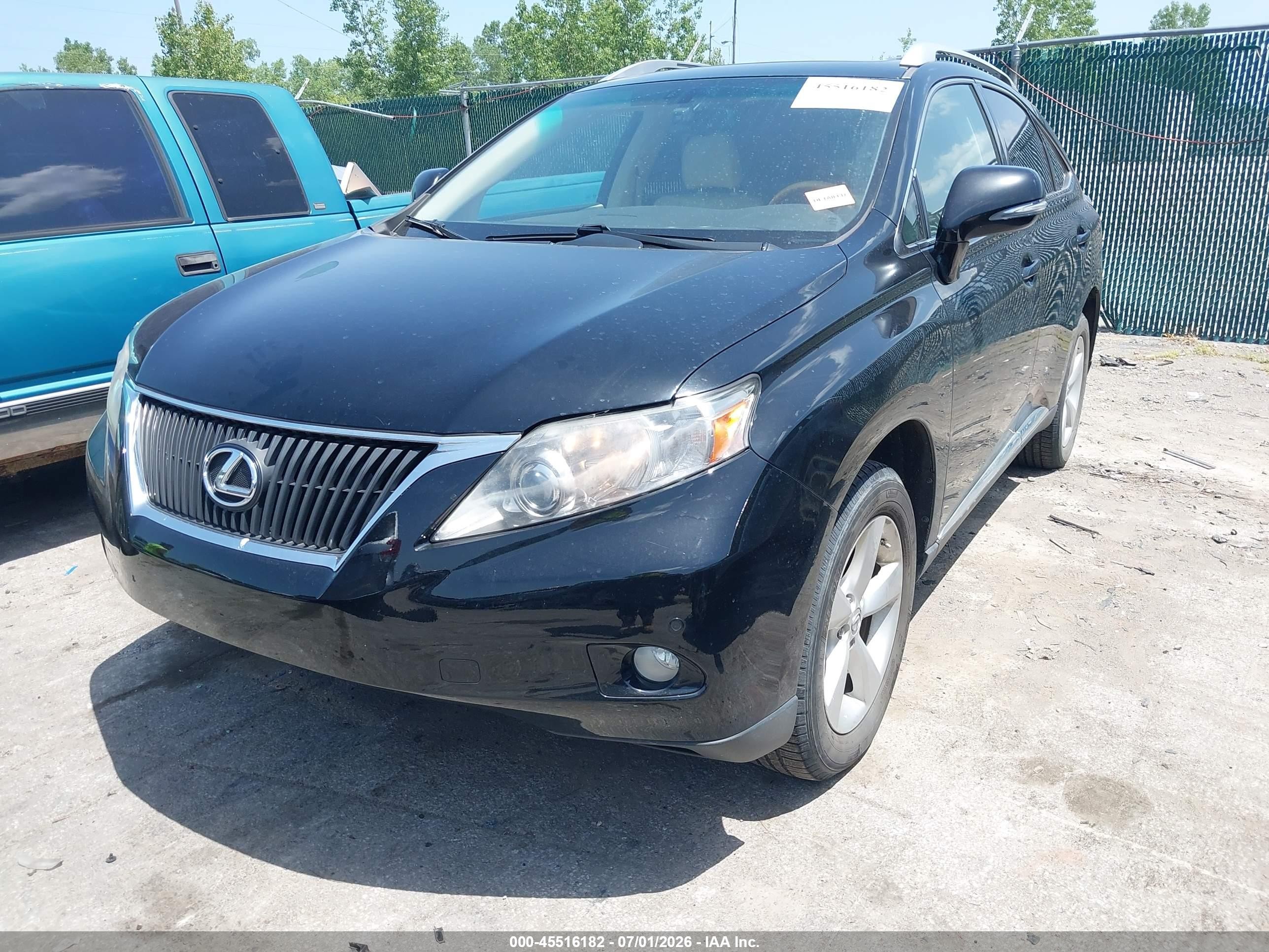 2011 Lexus Rx 350   Black vin: 2T2BK1BA3BC102332
