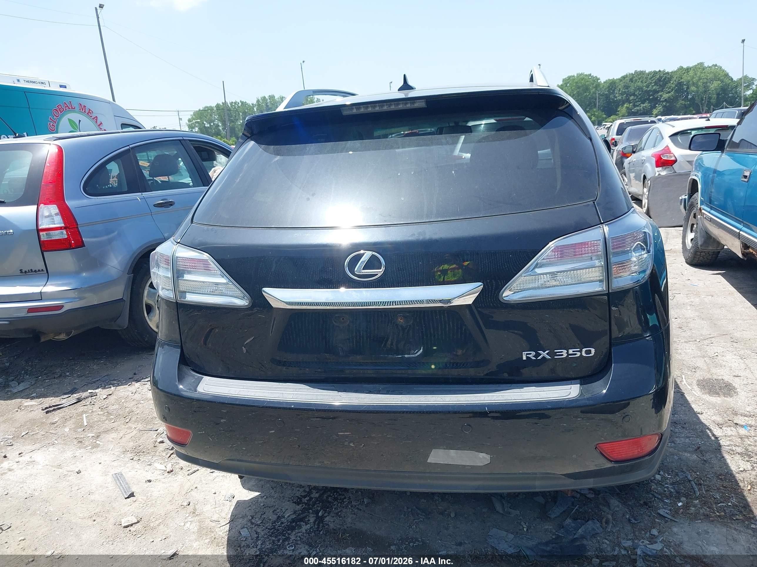 2011 Lexus Rx 350   Black vin: 2T2BK1BA3BC102332