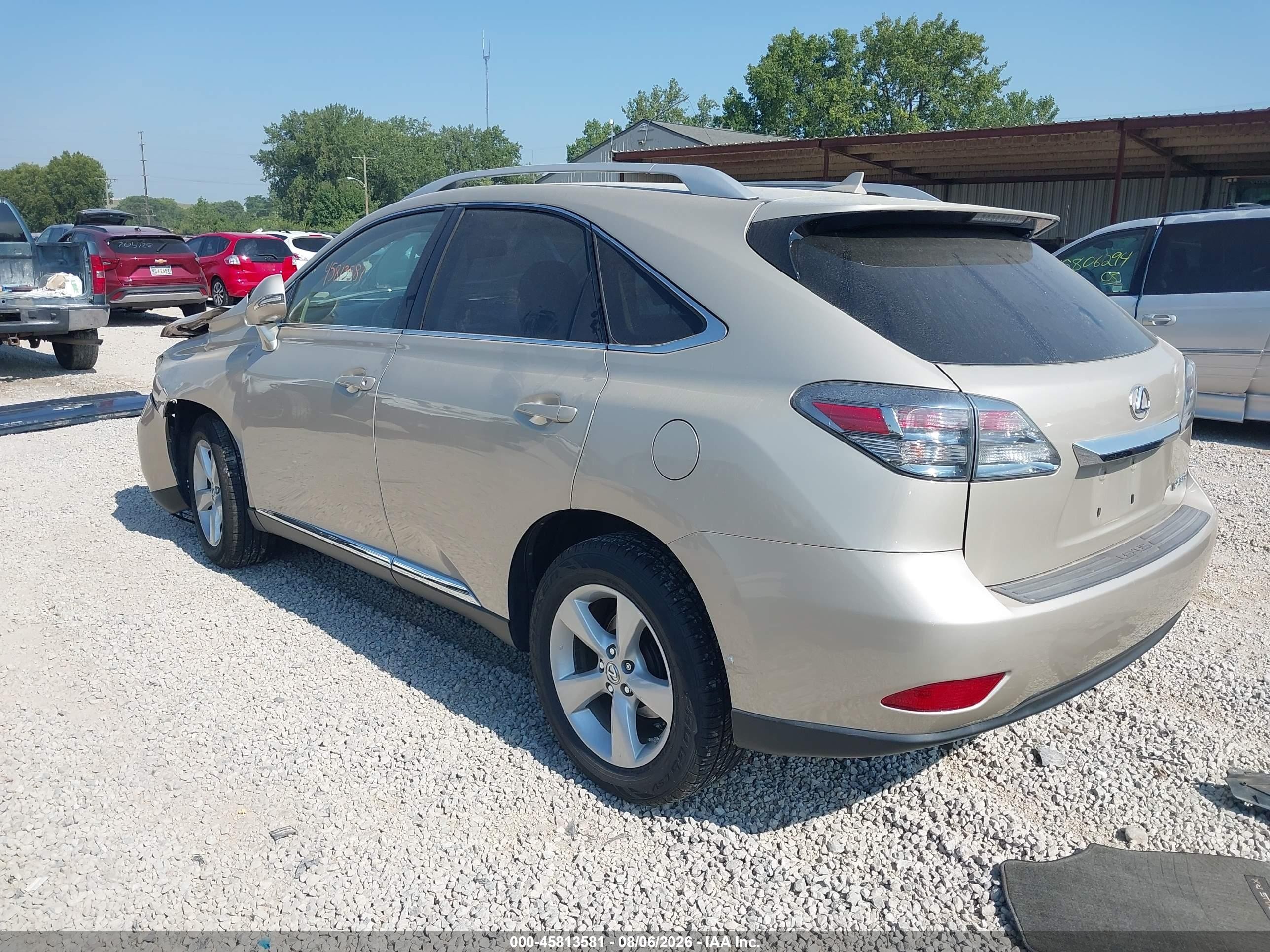 2012 Lexus Rx 350   Beige vin: 2T2BK1BA3CC130651