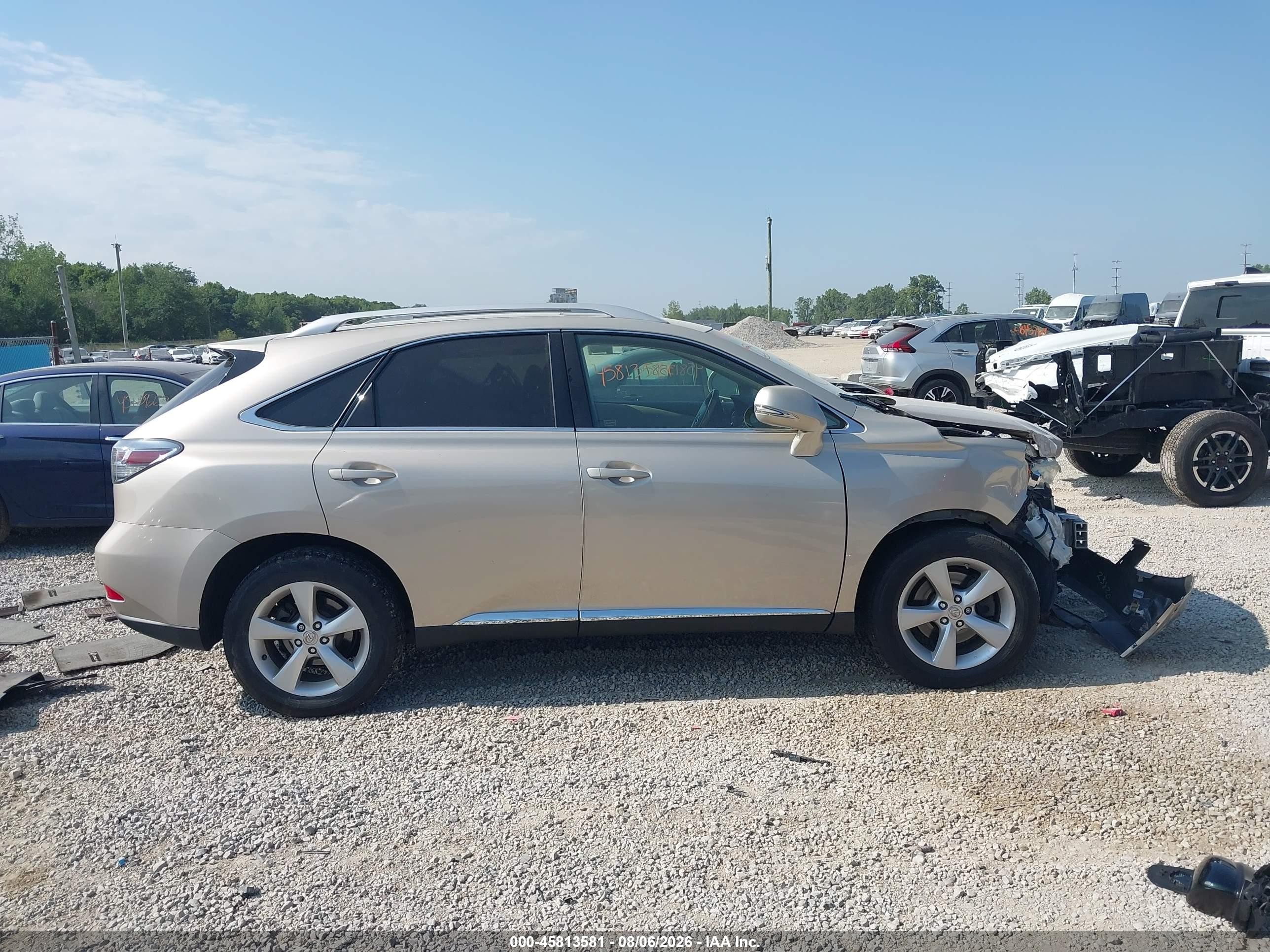 2012 Lexus Rx 350   Beige vin: 2T2BK1BA3CC130651