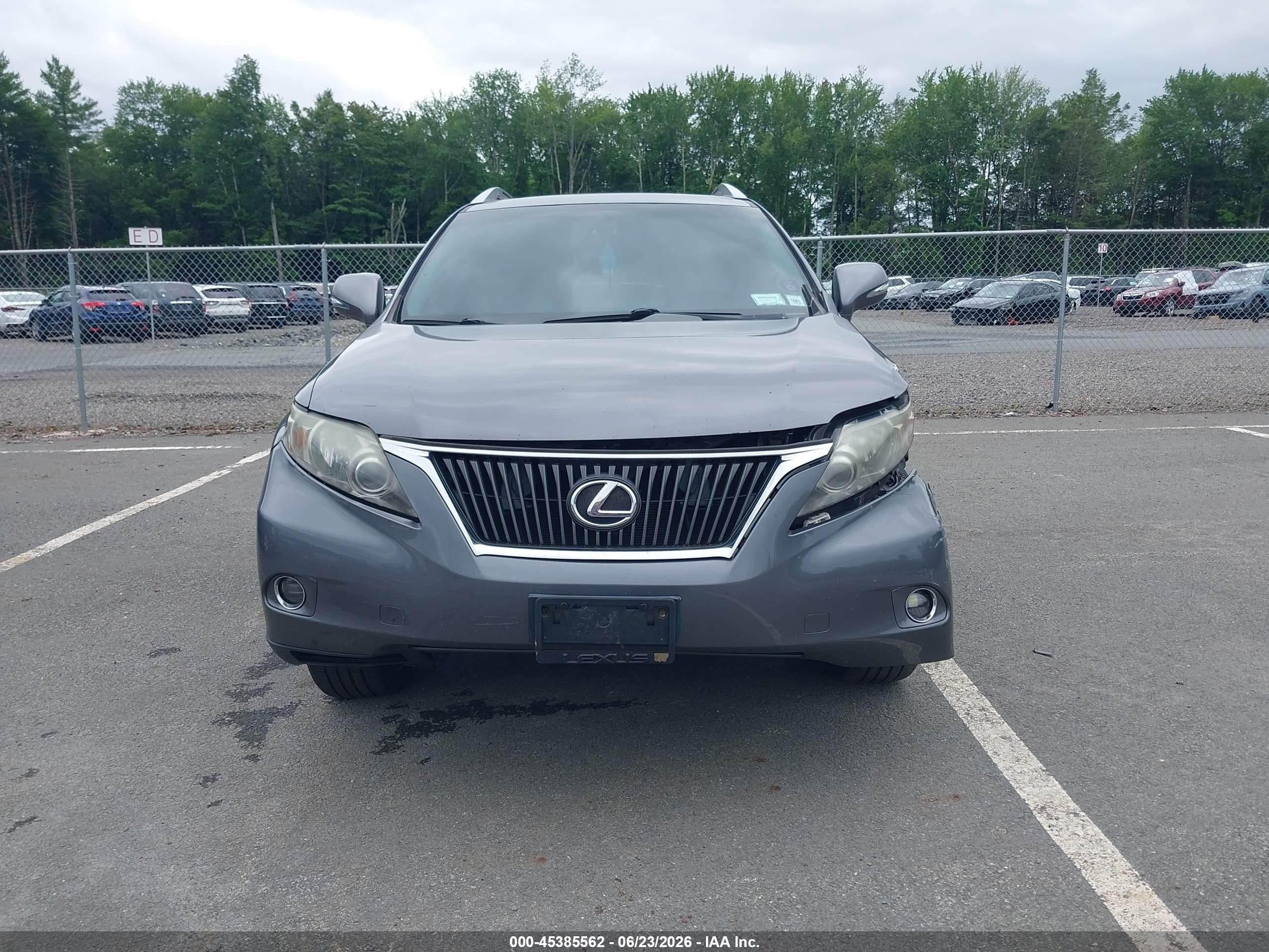 2012 Lexus Rx 350   Gray vin: 2T2BK1BA3CC139298