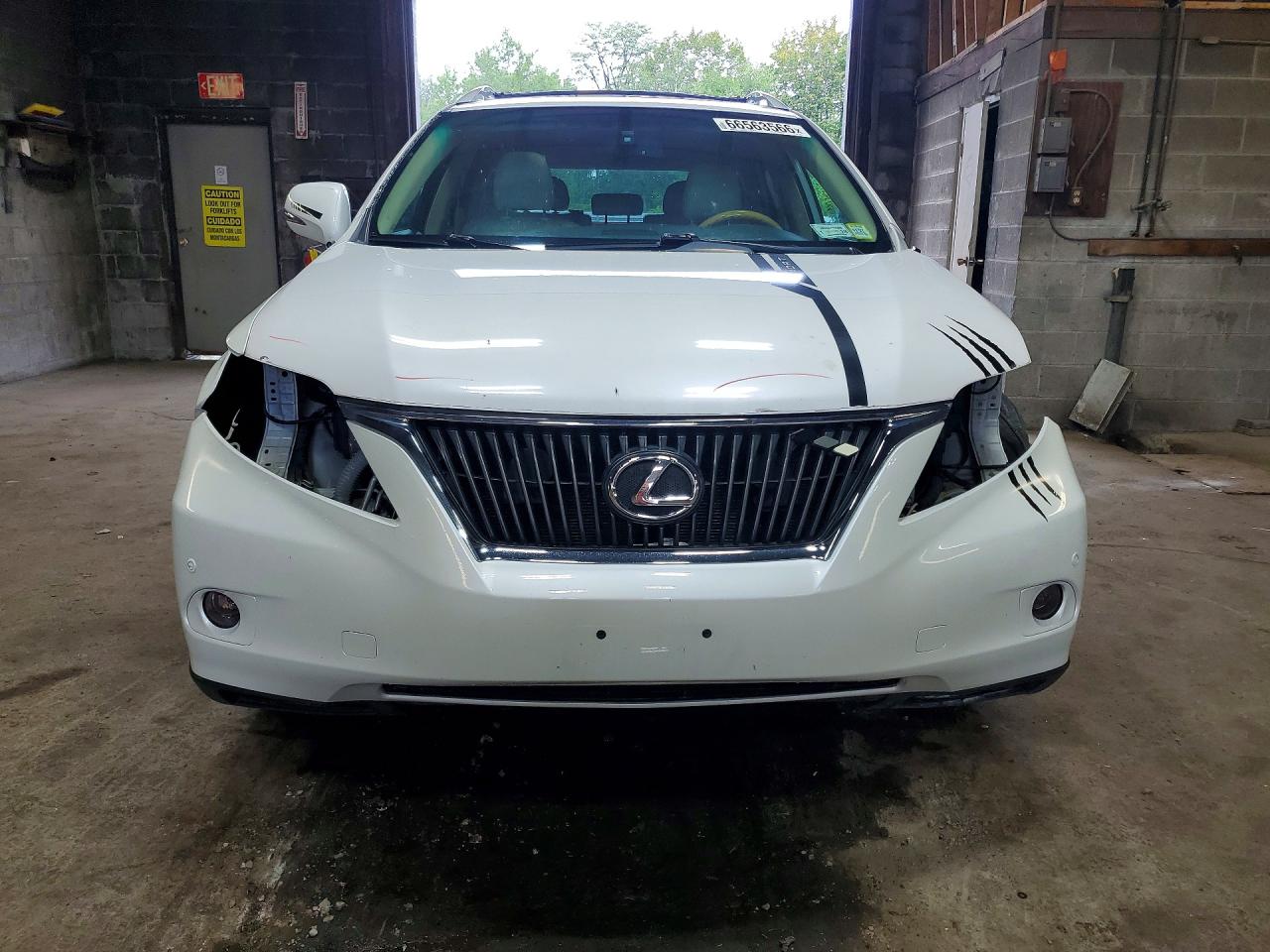 2012 Lexus Rx 350 White vin: 2T2BK1BA3CC139561