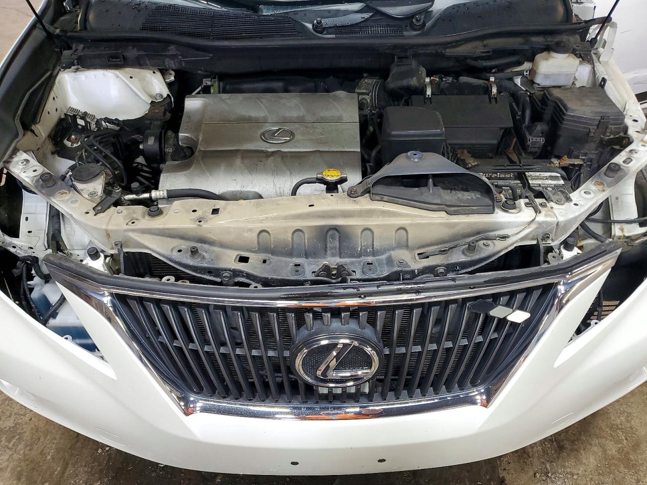 2012 Lexus Rx 350 White vin: 2T2BK1BA3CC139561