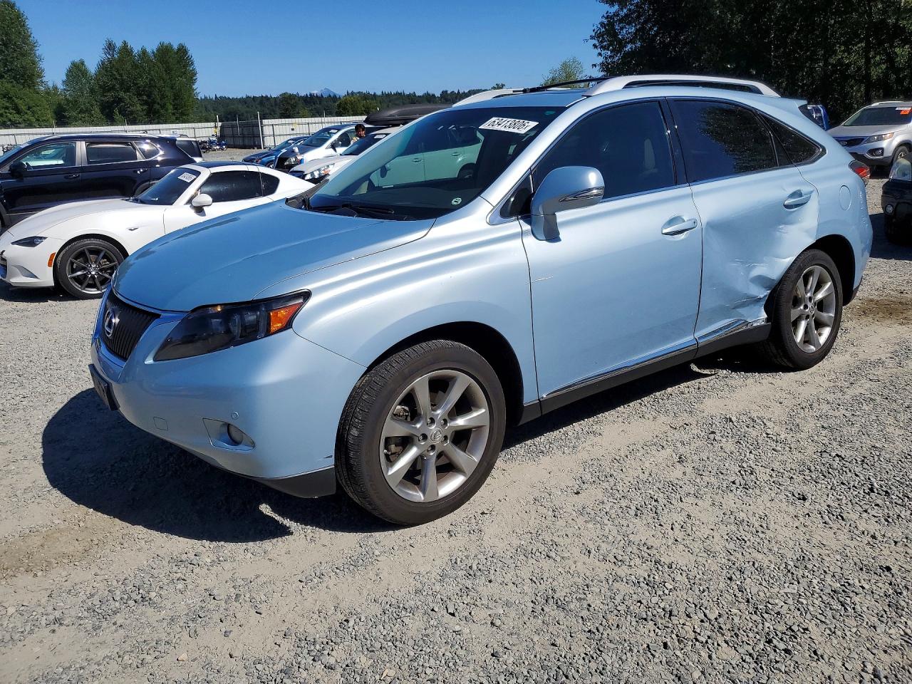 2012 Lexus Rx 350 Blue vin: 2T2BK1BA3CC150012