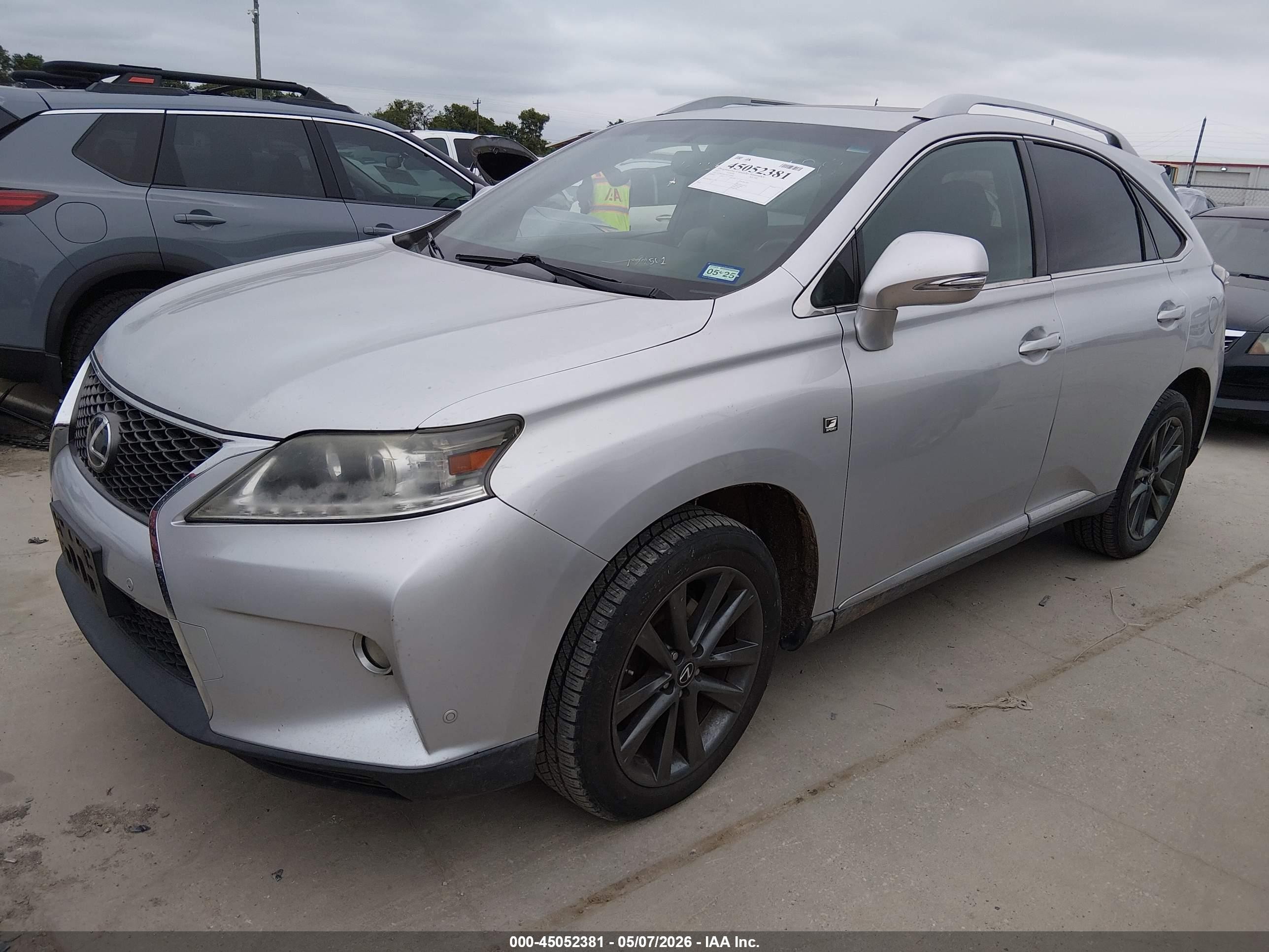 2013 Lexus Rx 350 F Sport Серебряный vin: 2T2BK1BA3DC170049