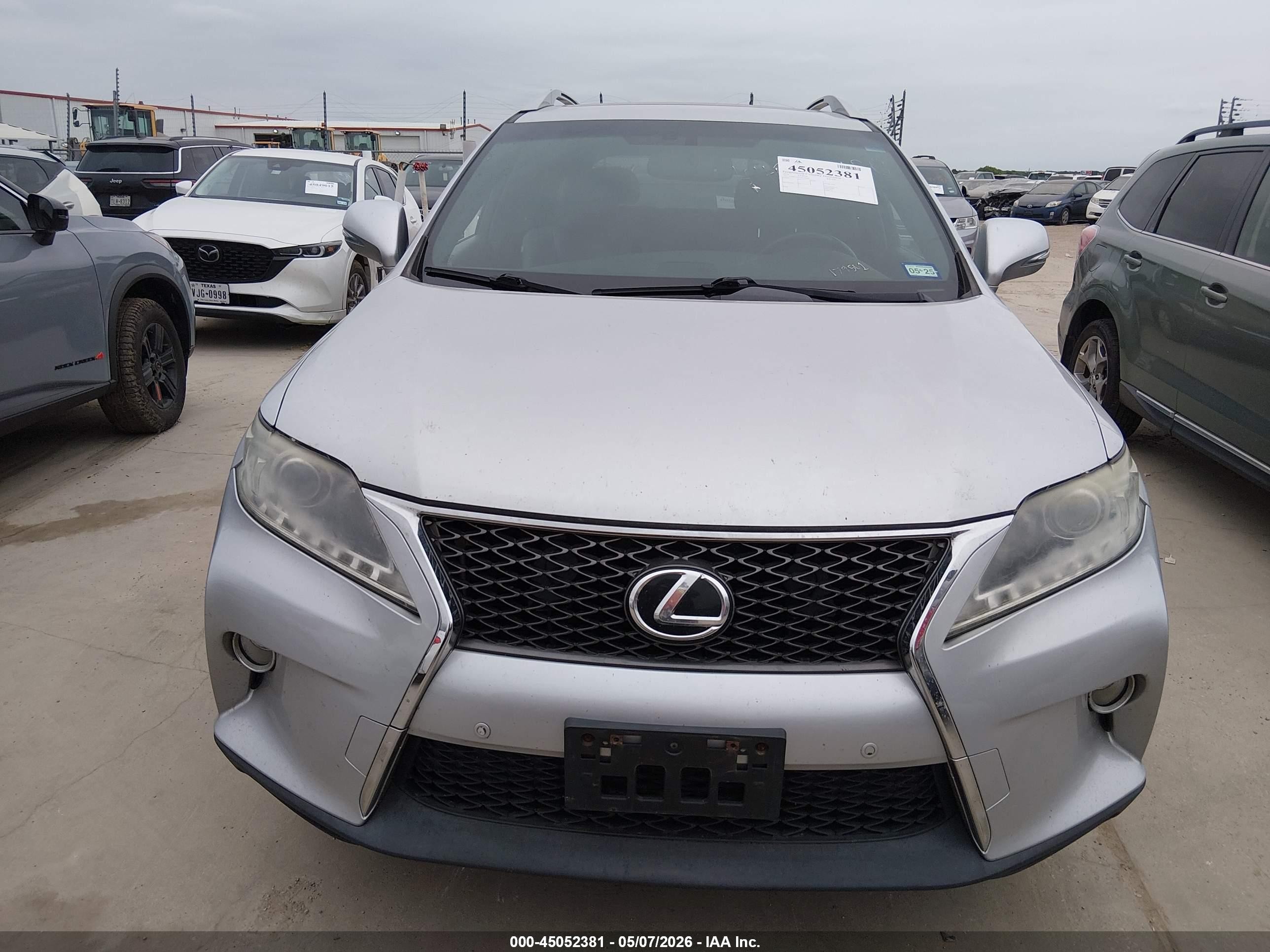 2013 Lexus Rx 350 F Sport Серебряный vin: 2T2BK1BA3DC170049