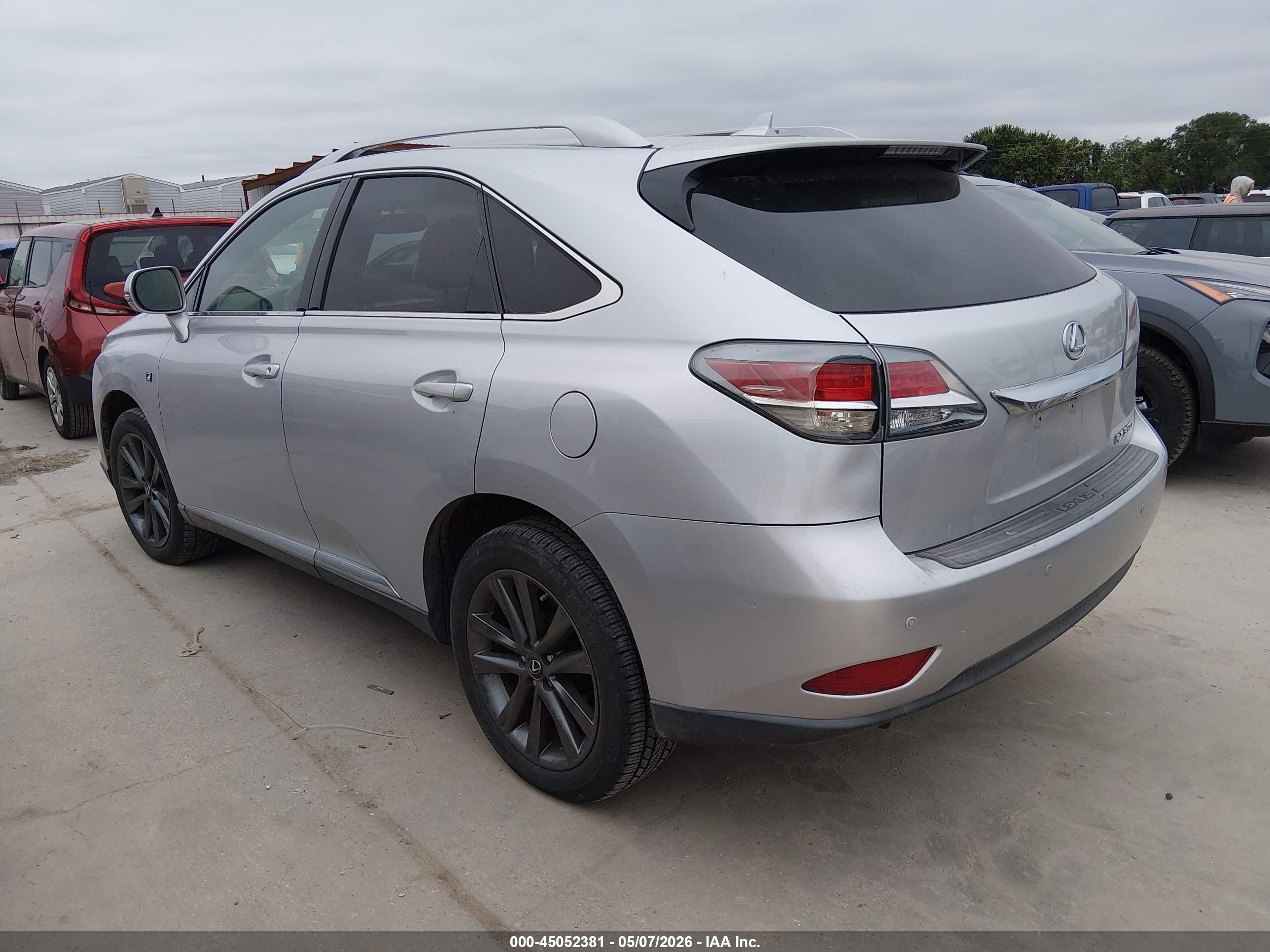 2013 Lexus Rx 350 F Sport Серебряный vin: 2T2BK1BA3DC170049