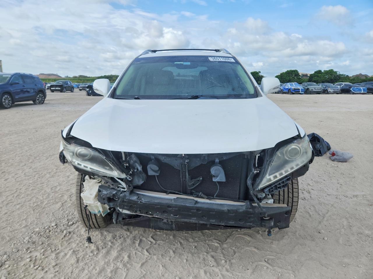 2013 Lexus Rx 350 Base White vin: 2T2BK1BA3DC176126