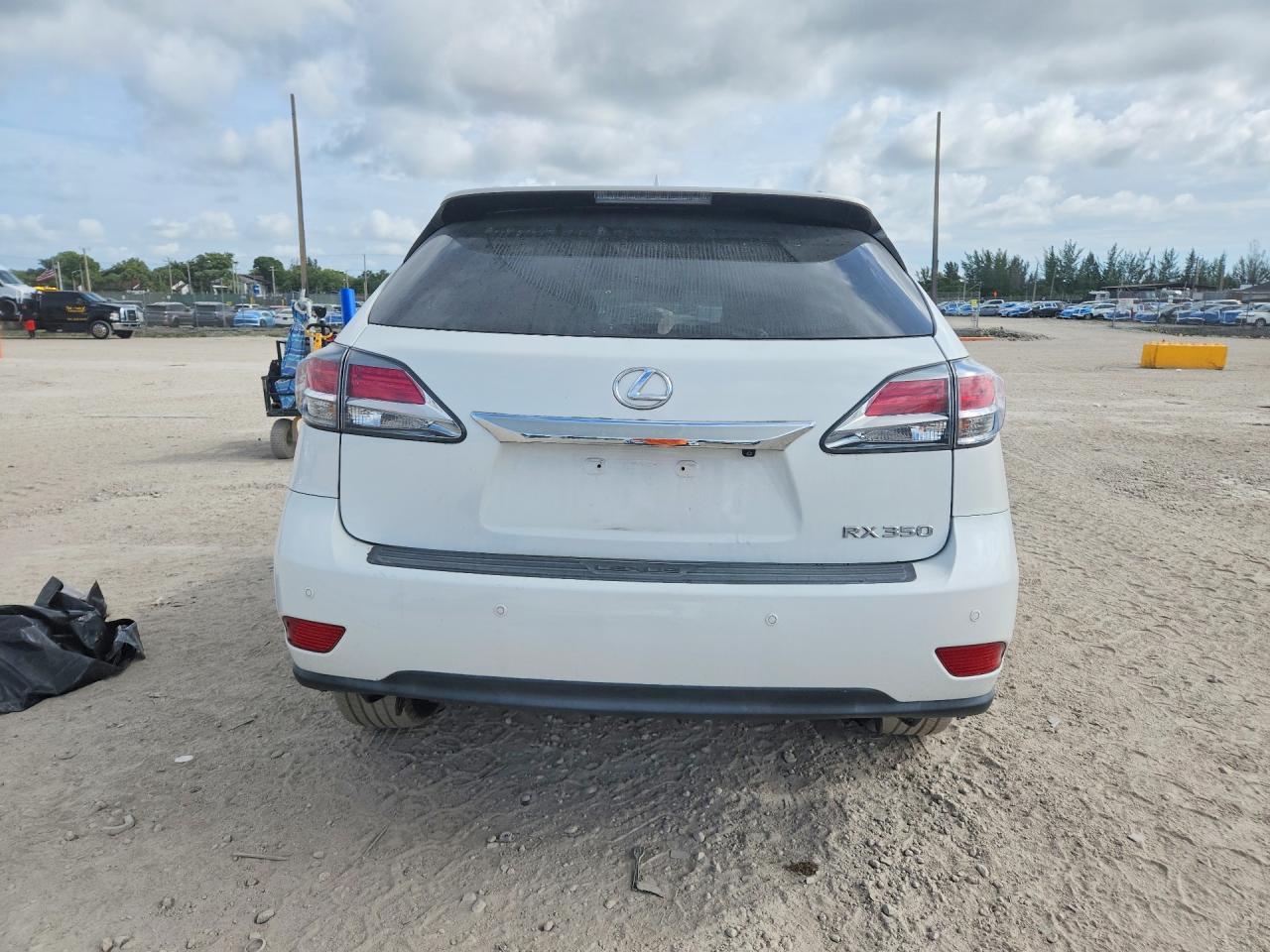 2013 Lexus Rx 350 Base White vin: 2T2BK1BA3DC176126