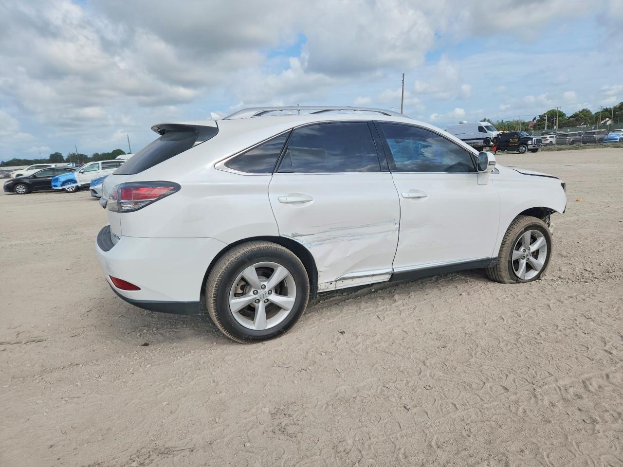 2013 Lexus Rx 350 Base White vin: 2T2BK1BA3DC176126