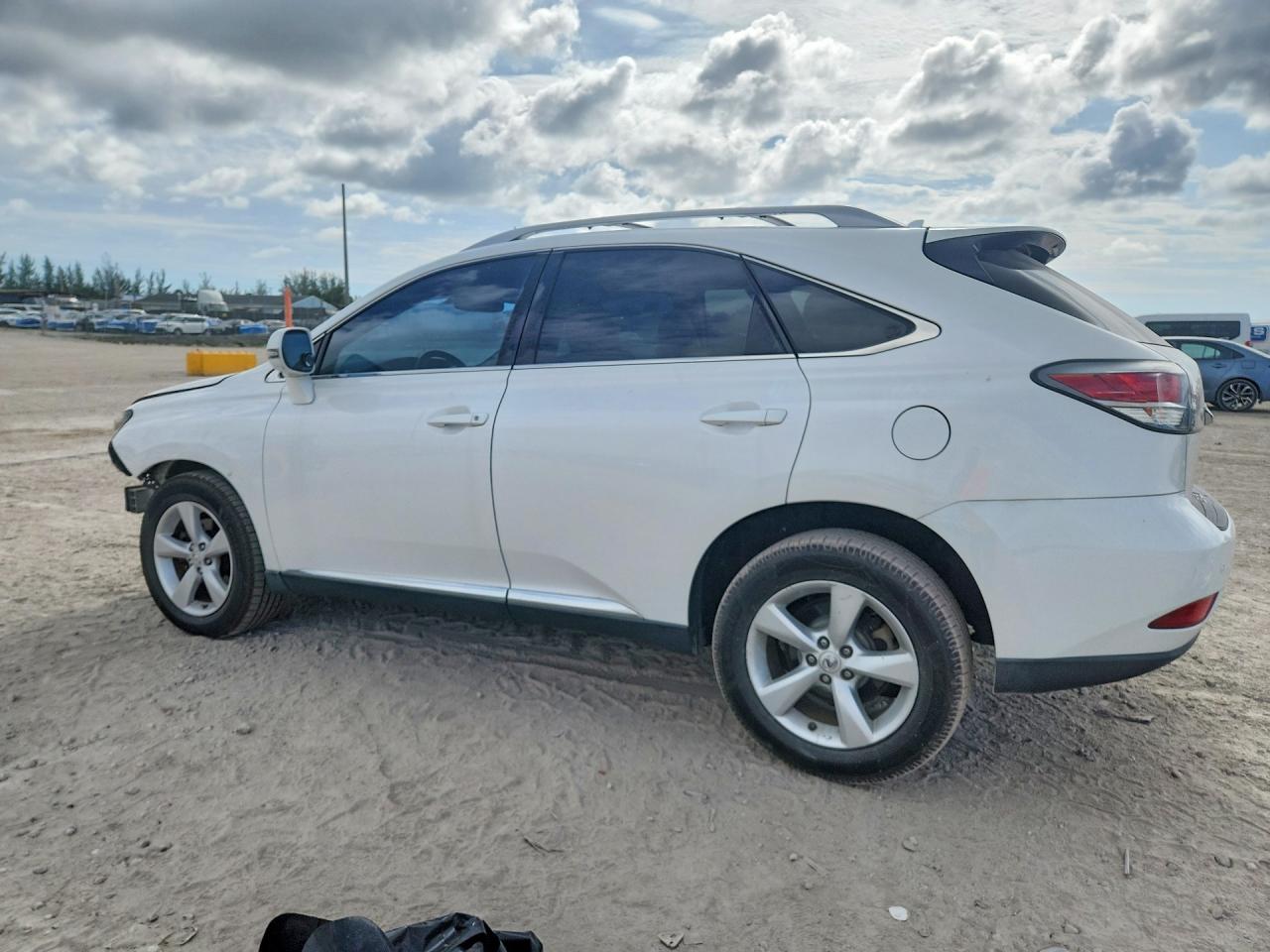 2013 Lexus Rx 350 Base White vin: 2T2BK1BA3DC176126