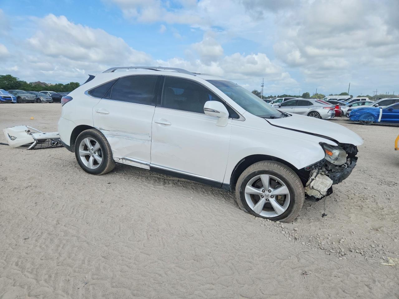 2013 Lexus Rx 350 Base White vin: 2T2BK1BA3DC176126