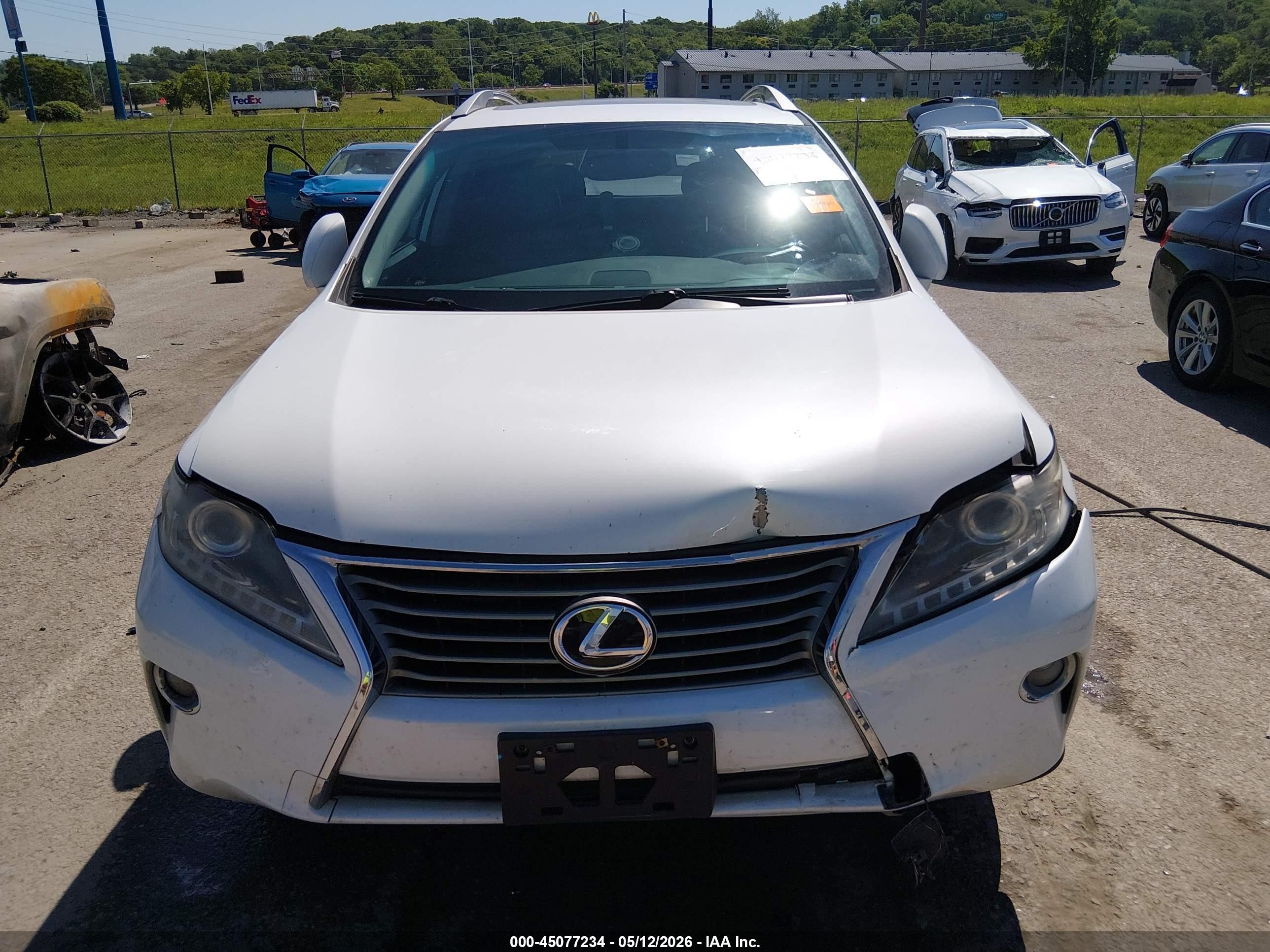 2013 Lexus Rx 350   White vin: 2T2BK1BA3DC180788
