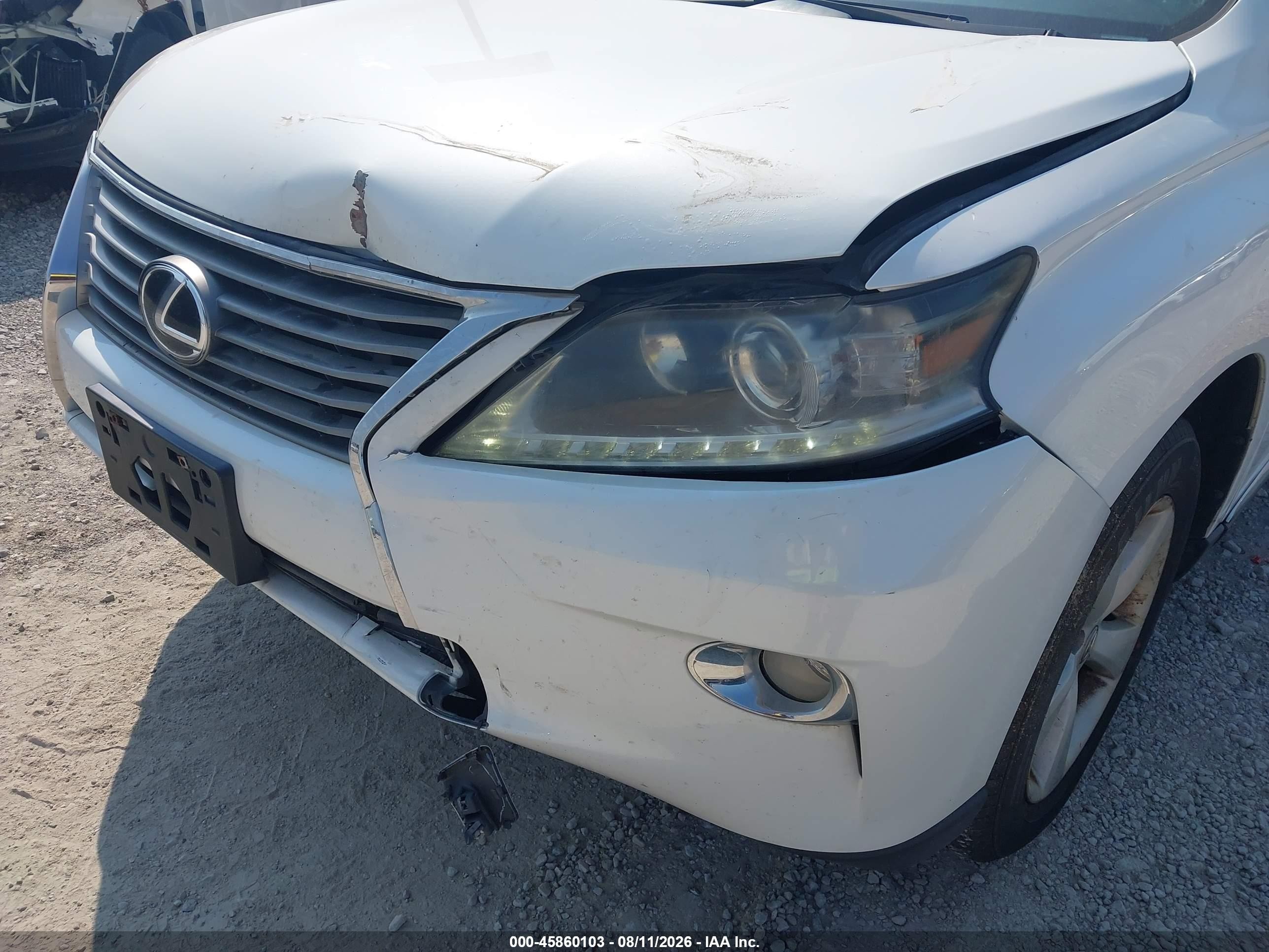 2013 Lexus Rx 350 White vin: 2T2BK1BA3DC180788