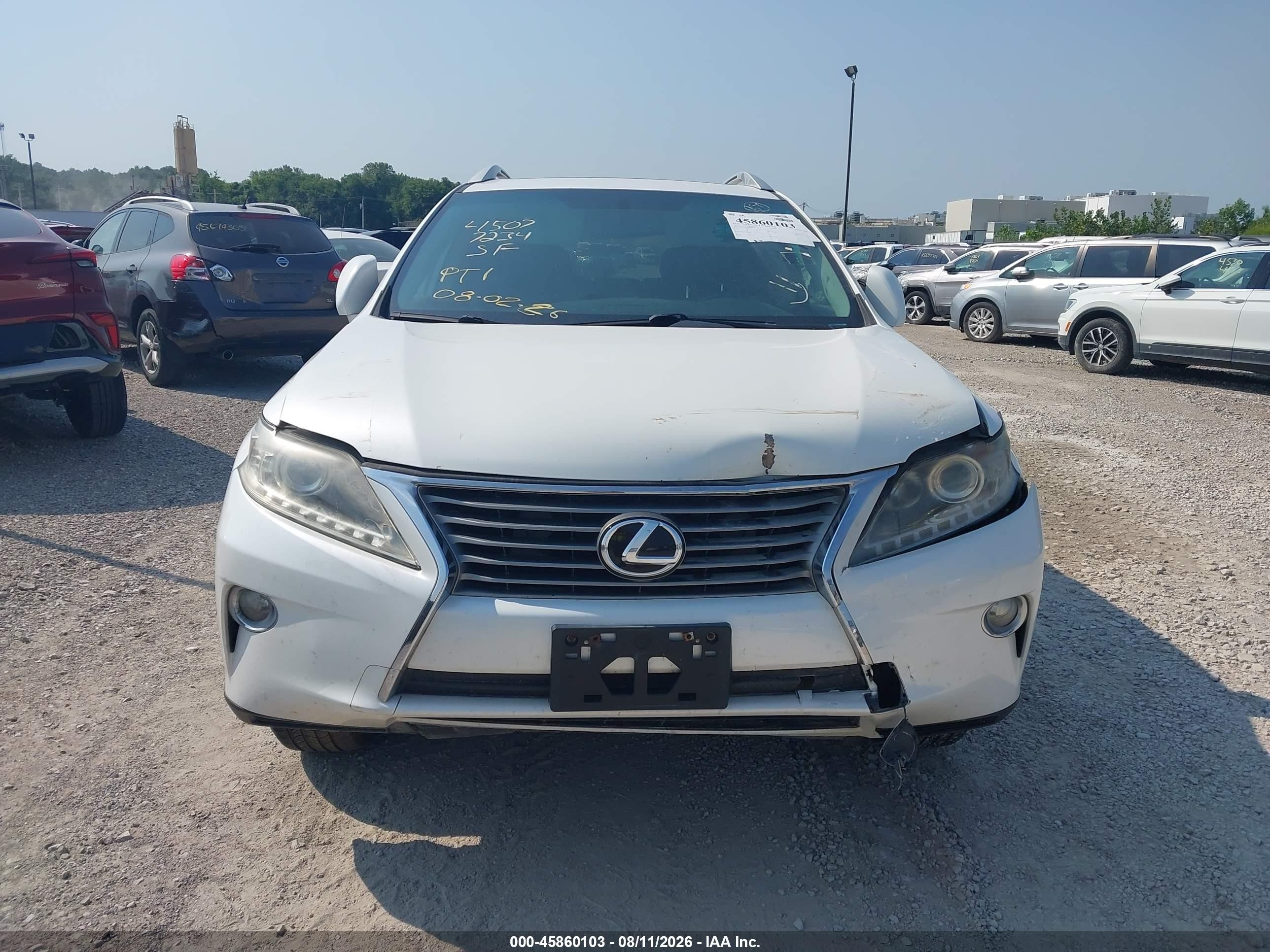 2013 Lexus Rx 350 White vin: 2T2BK1BA3DC180788