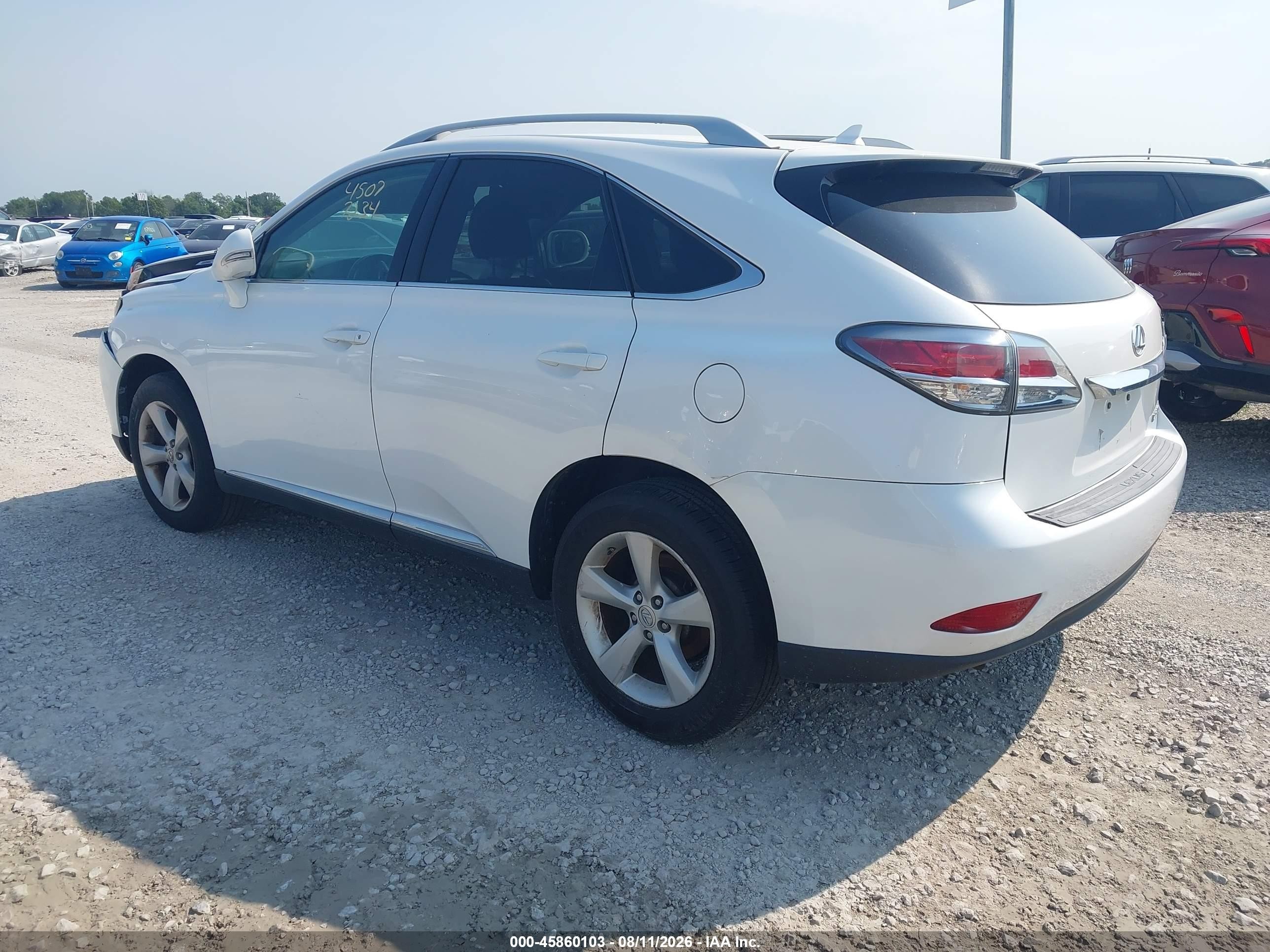 2013 Lexus Rx 350 White vin: 2T2BK1BA3DC180788