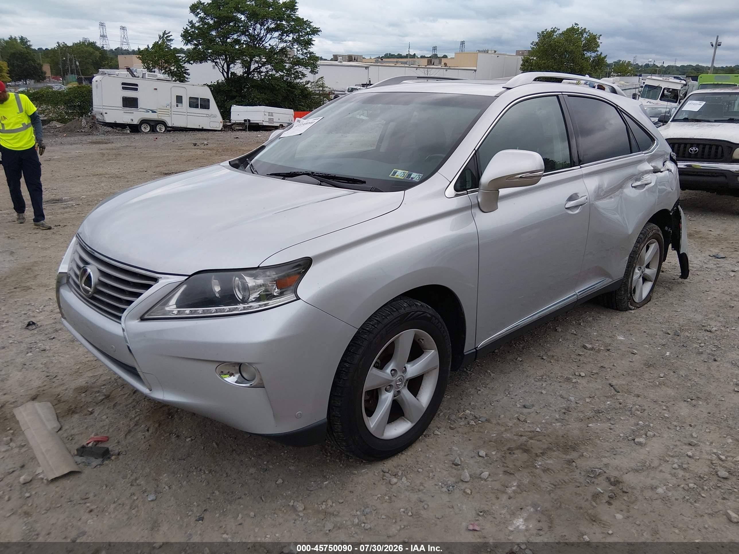 2013 Lexus Rx 350 Silver vin: 2T2BK1BA3DC184050