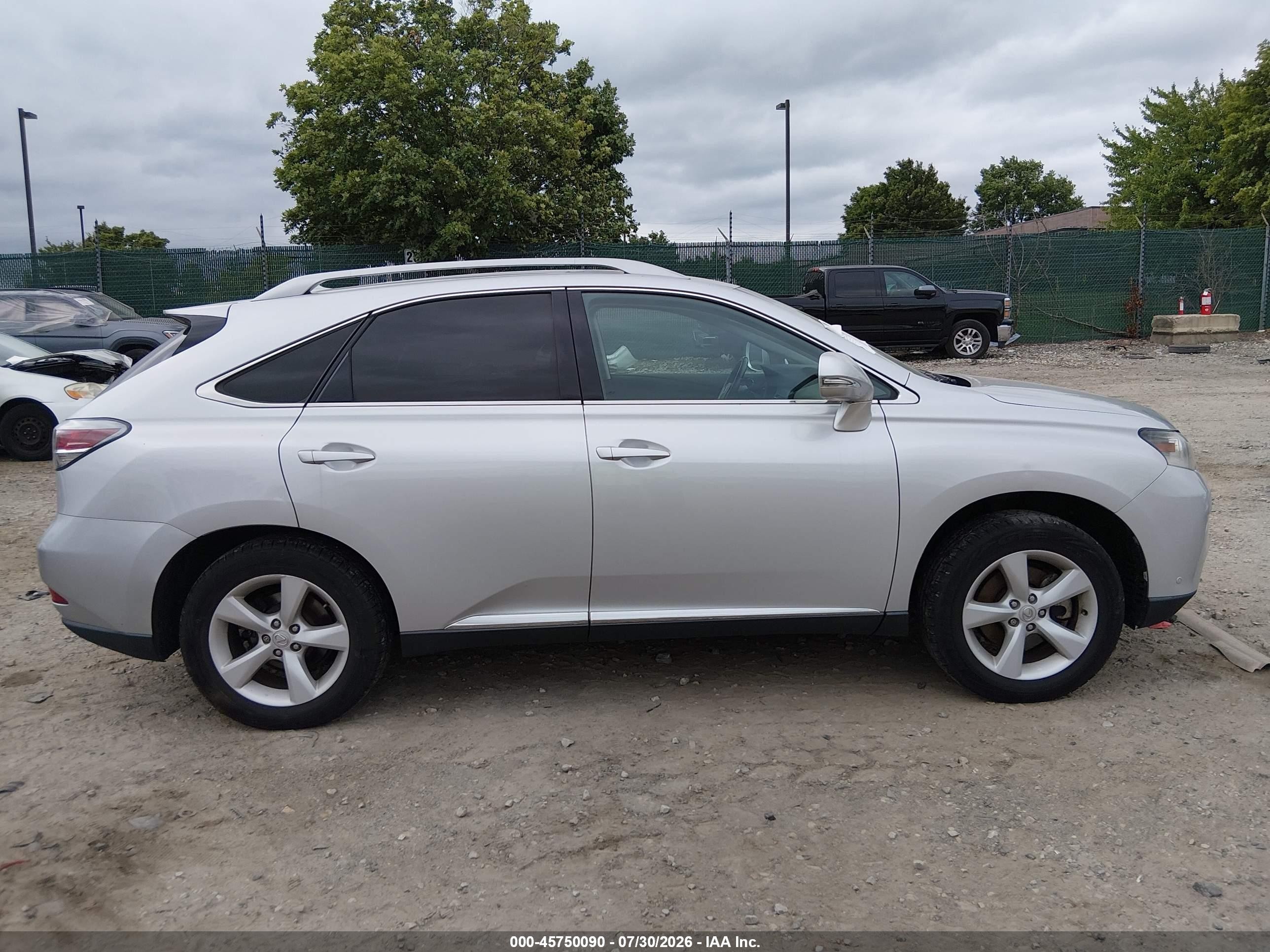 2013 Lexus Rx 350 Silver vin: 2T2BK1BA3DC184050