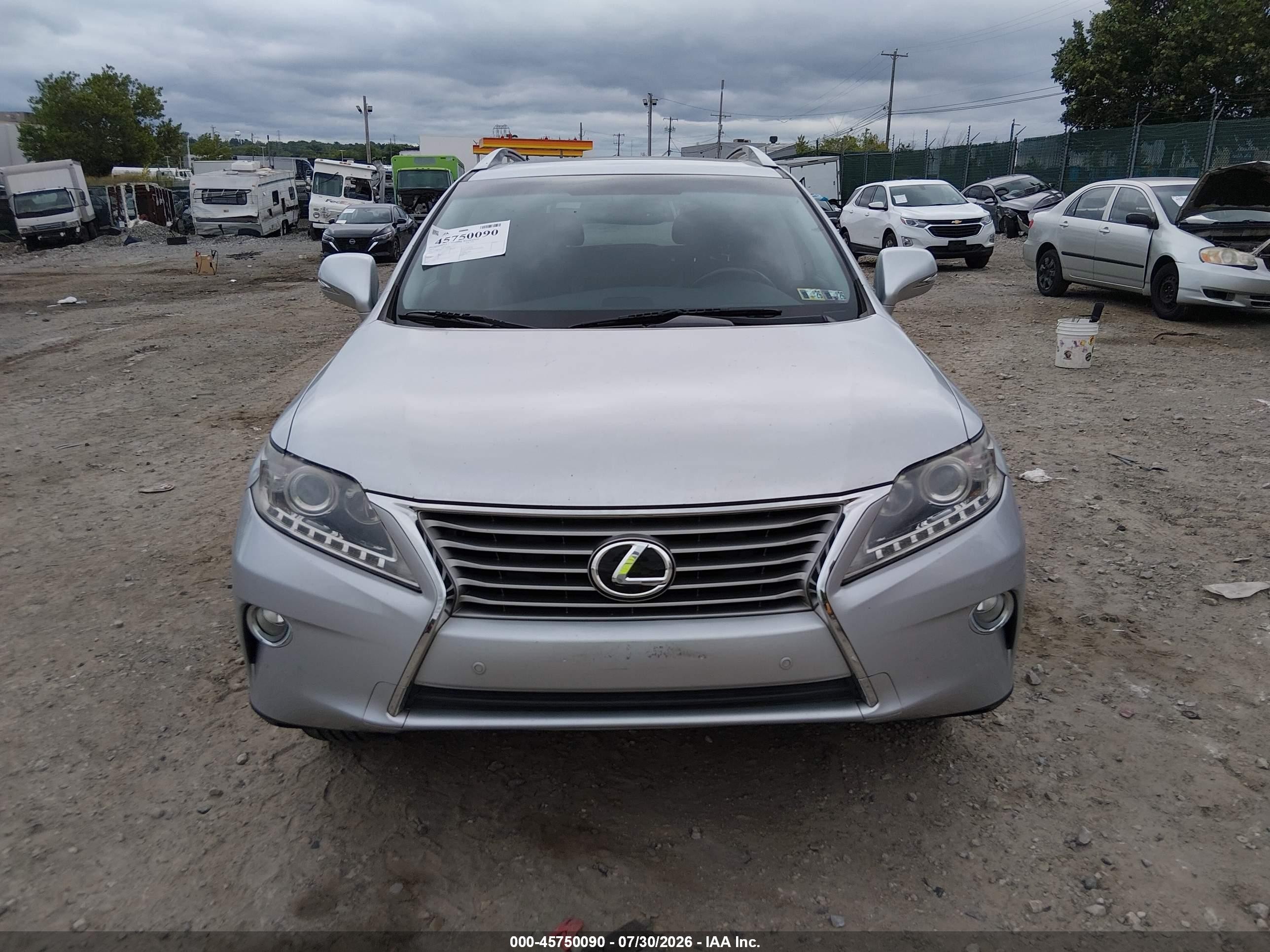 2013 Lexus Rx 350 Silver vin: 2T2BK1BA3DC184050