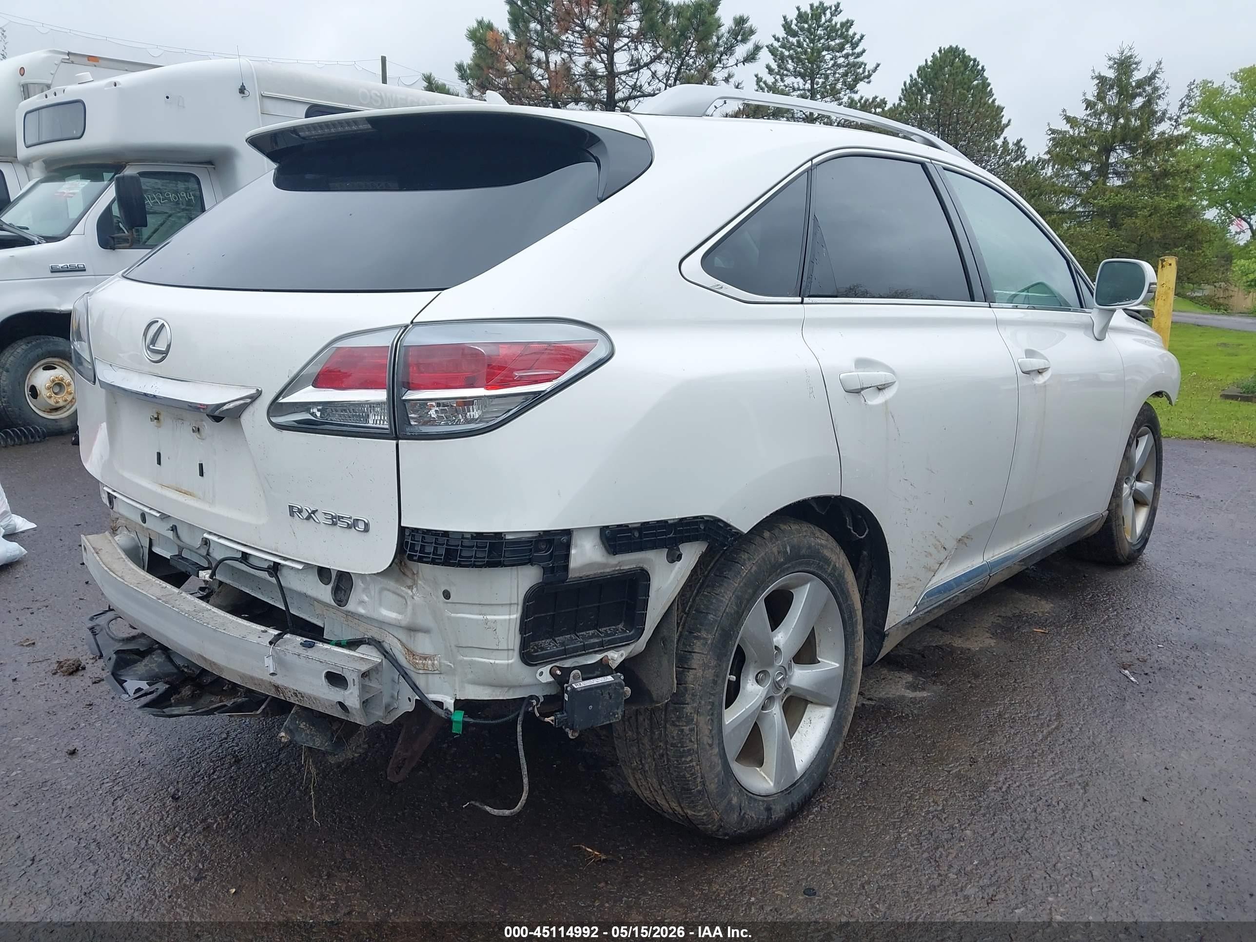 2013 Lexus Rx 350   White vin: 2T2BK1BA3DC192147