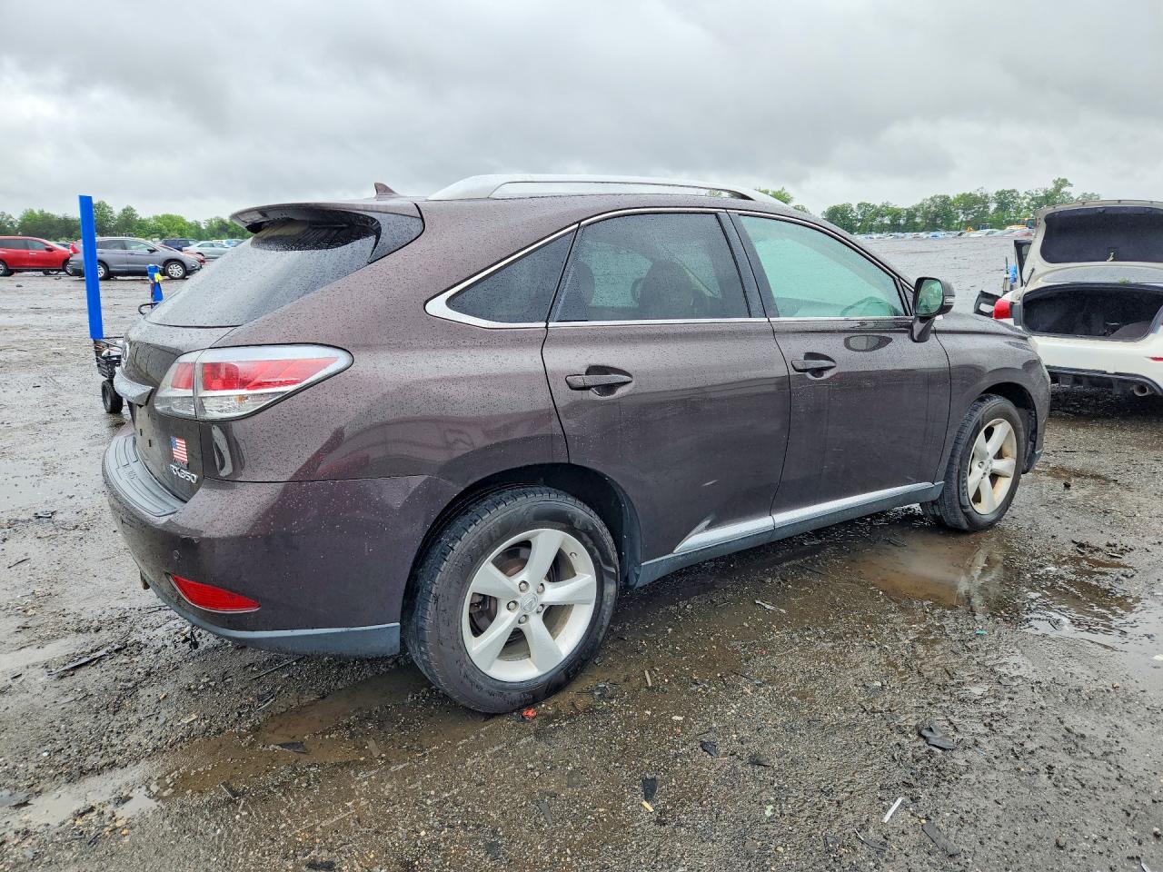 2013 Lexus Rx 350 Base Purple vin: 2T2BK1BA3DC199177