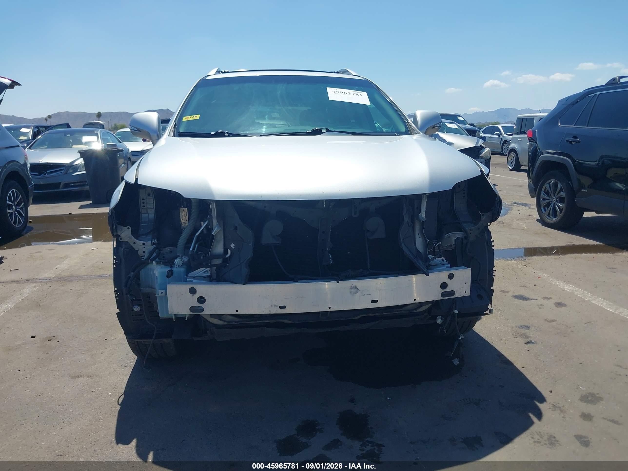 2013 Lexus Rx 350 Silver vin: 2T2BK1BA3DC207682