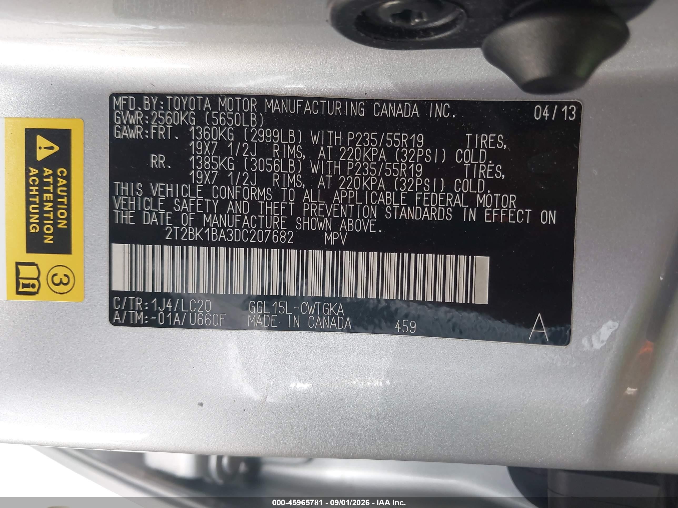 2013 Lexus Rx 350 Silver vin: 2T2BK1BA3DC207682