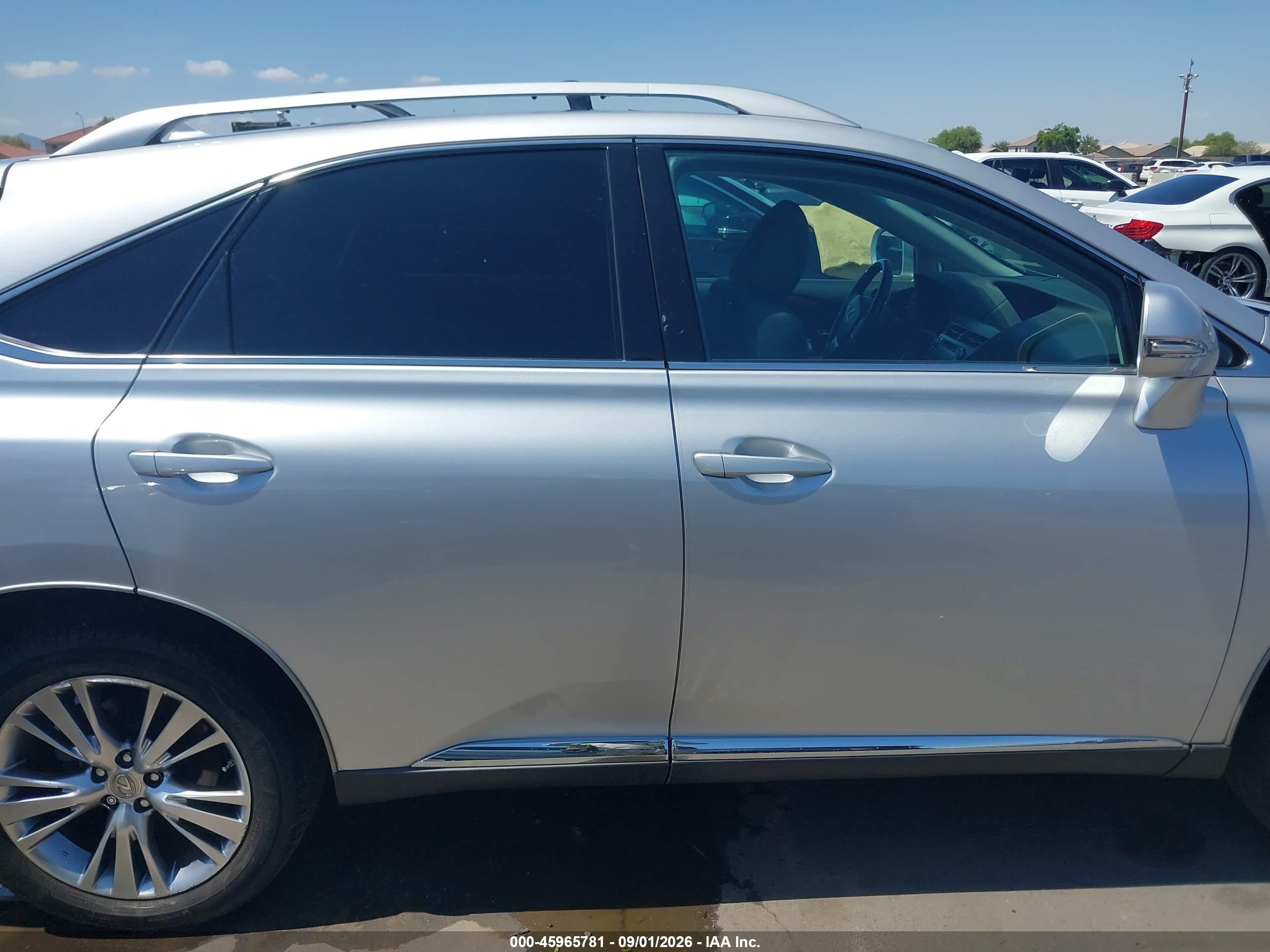 2013 Lexus Rx 350 Silver vin: 2T2BK1BA3DC207682