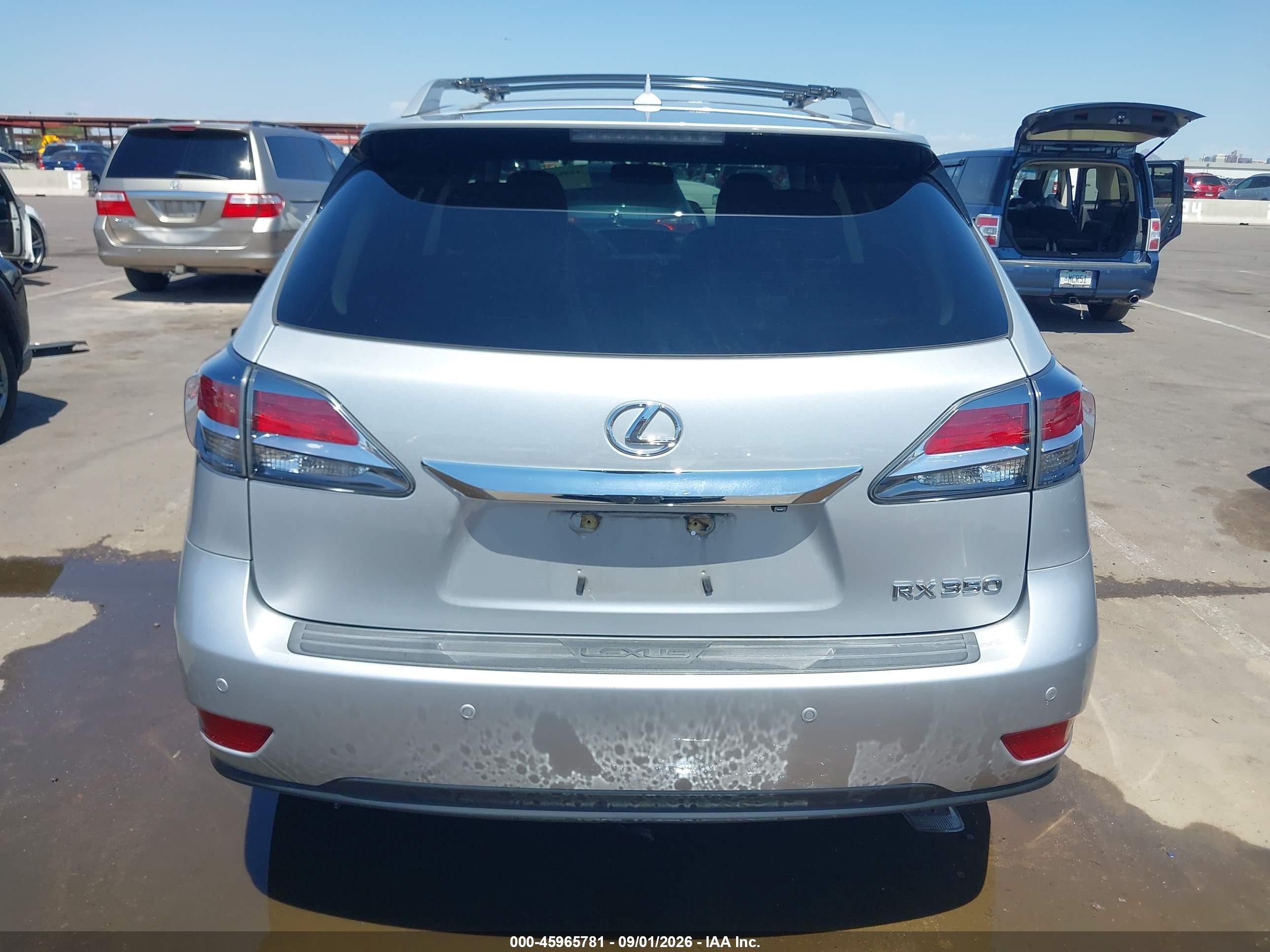 2013 Lexus Rx 350 Silver vin: 2T2BK1BA3DC207682