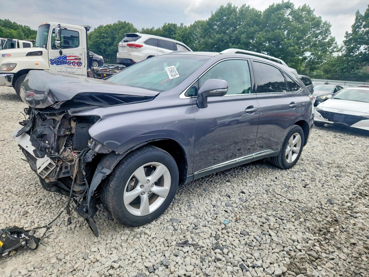 2013 Lexus Rx 350 Base Серый vin: 2T2BK1BA3DC214745
