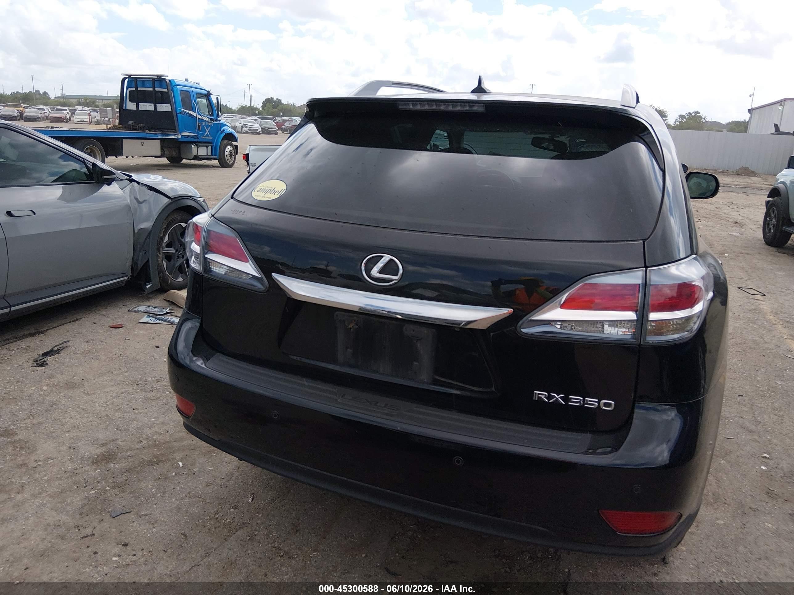2013 Lexus Rx 350   Черный vin: 2T2BK1BA3DC219637