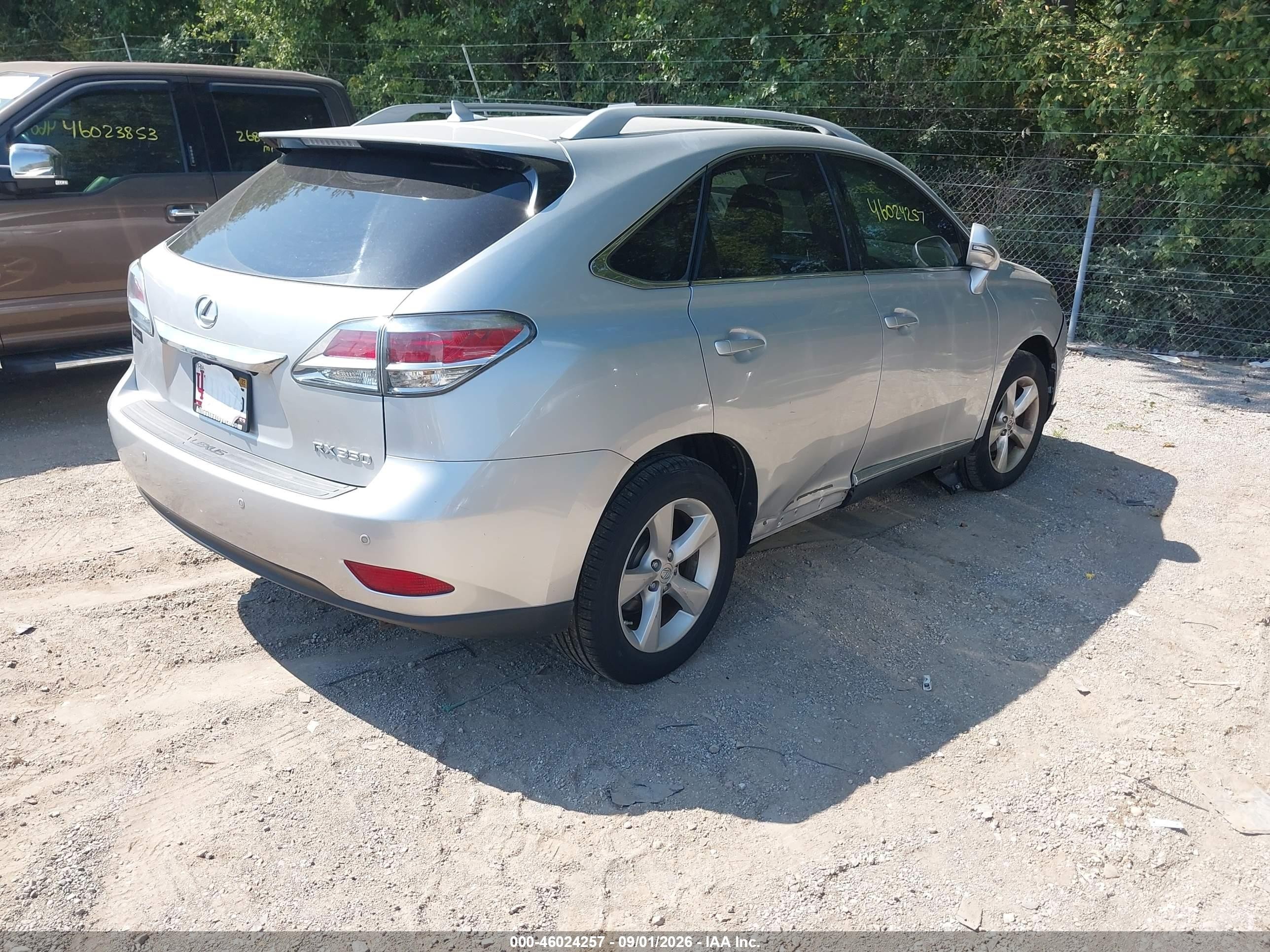 2013 Lexus Rx 350   Silver vin: 2T2BK1BA3DC221646