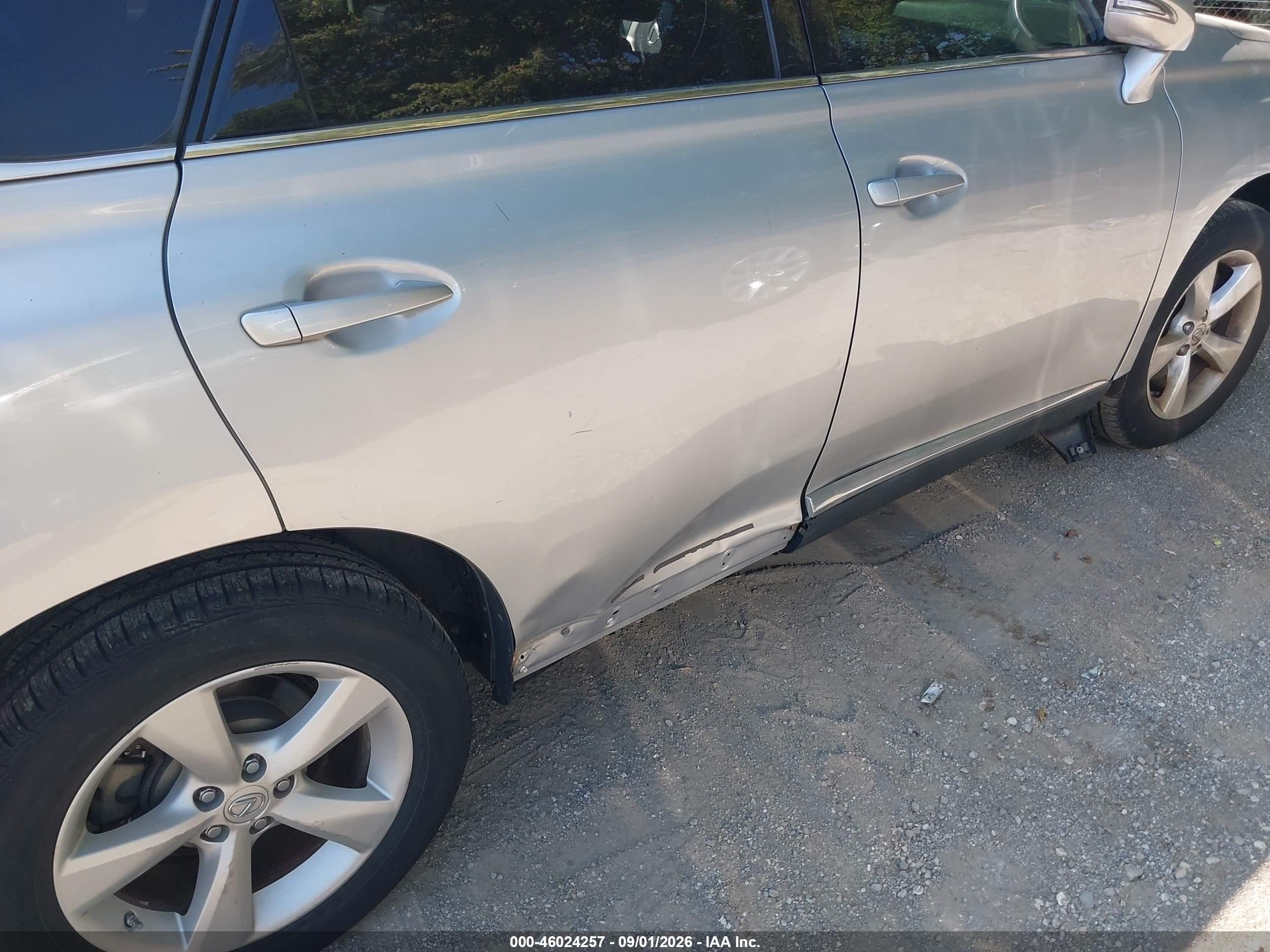 2013 Lexus Rx 350   Silver vin: 2T2BK1BA3DC221646