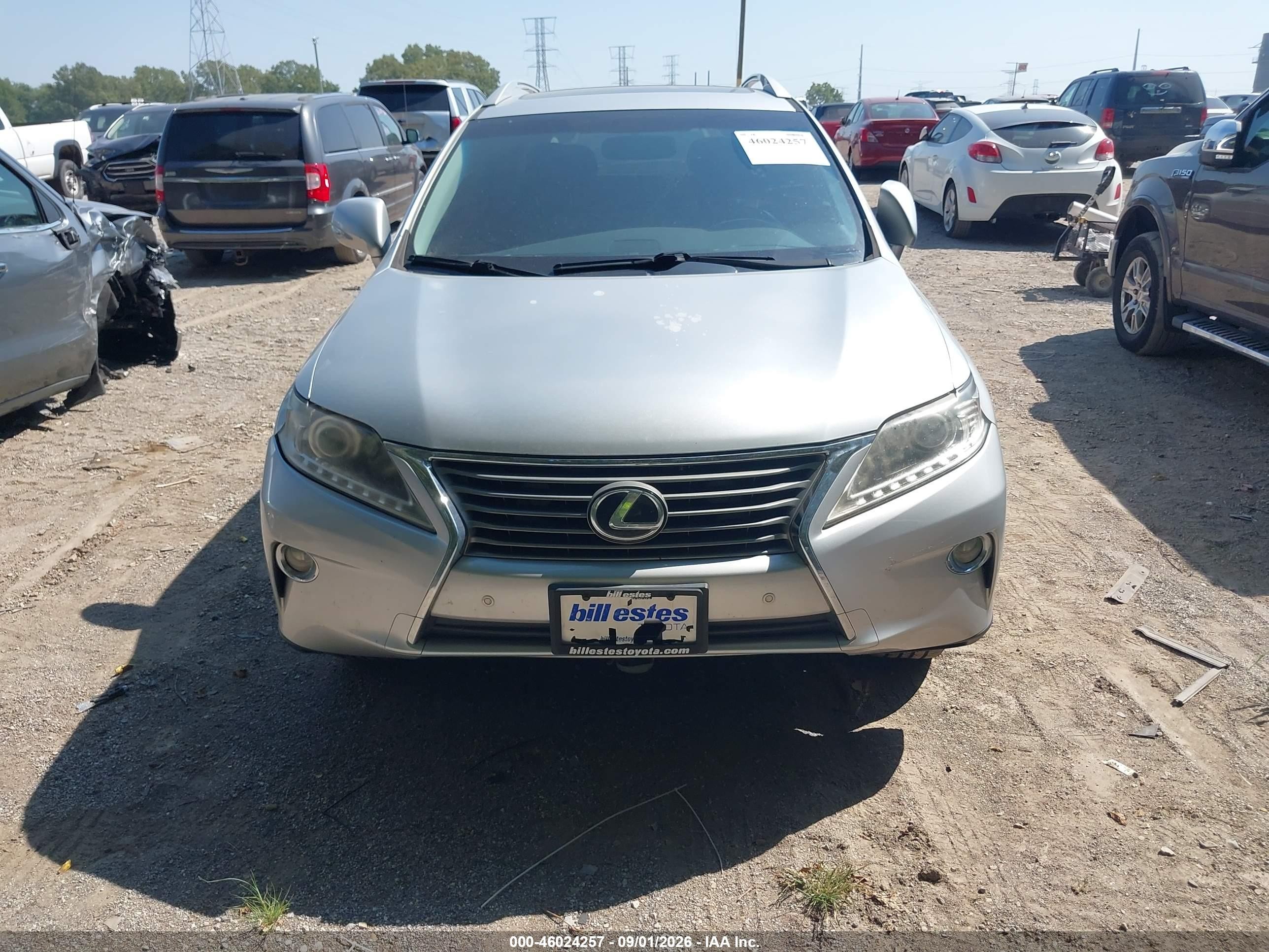 2013 Lexus Rx 350   Silver vin: 2T2BK1BA3DC221646