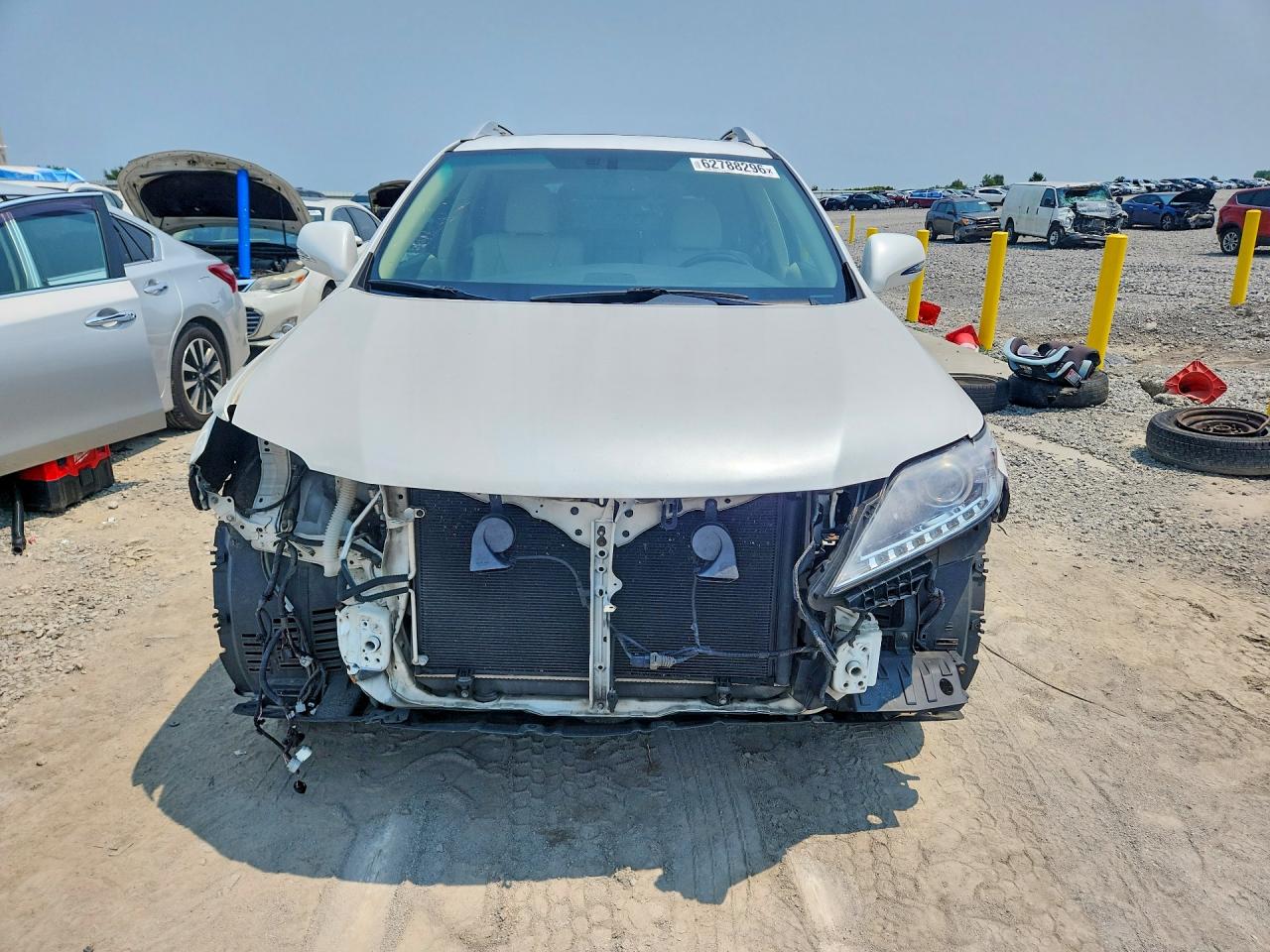 2014 Lexus Rx 350 Base White vin: 2T2BK1BA3EC238755