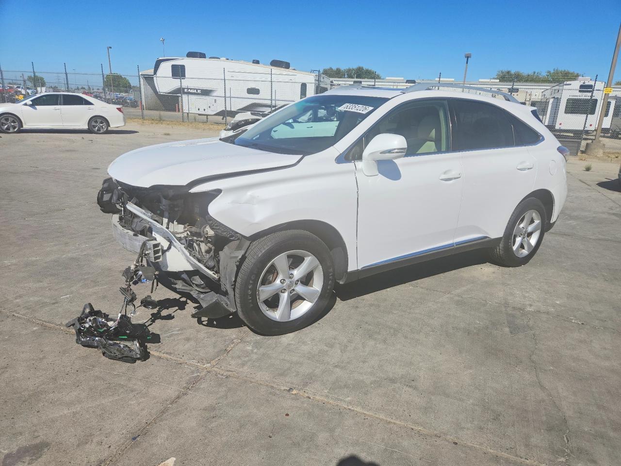 2015 Lexus Rx 350 Base Белый vin: 2T2BK1BA3FC255685