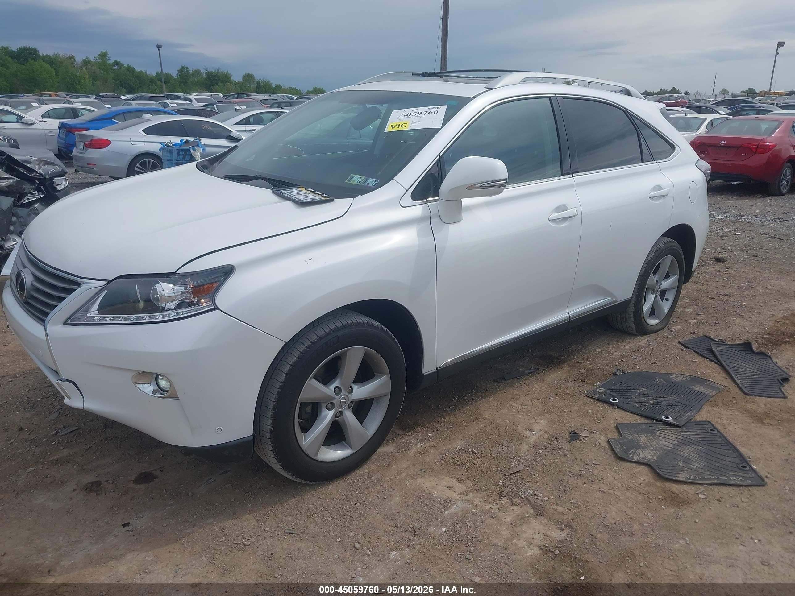 2015 Lexus Rx 350 White vin: 2T2BK1BA3FC262796
