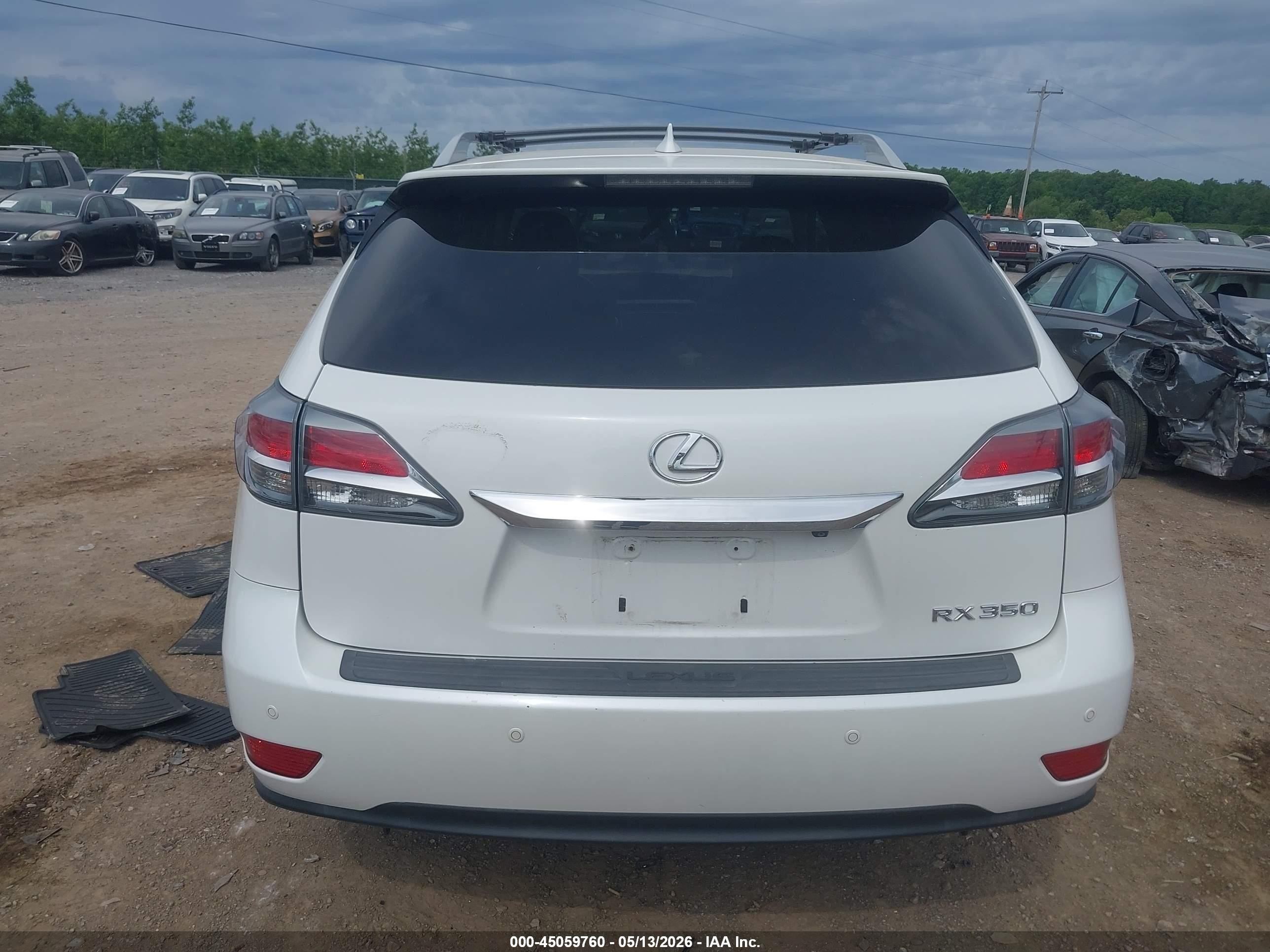 2015 Lexus Rx 350 White vin: 2T2BK1BA3FC262796