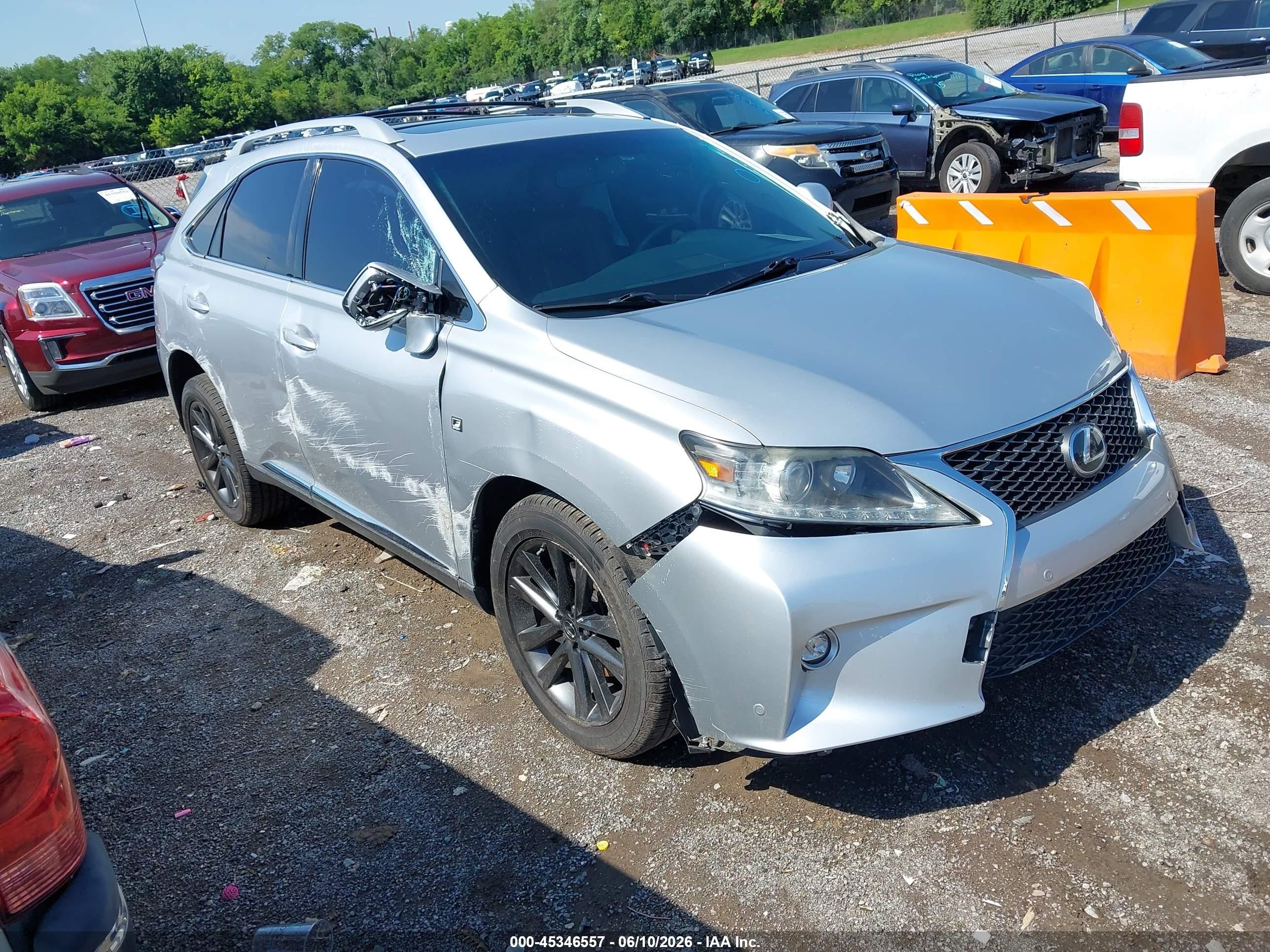 2015 Lexus Rx 350 F Sport Silver vin: 2T2BK1BA3FC307946