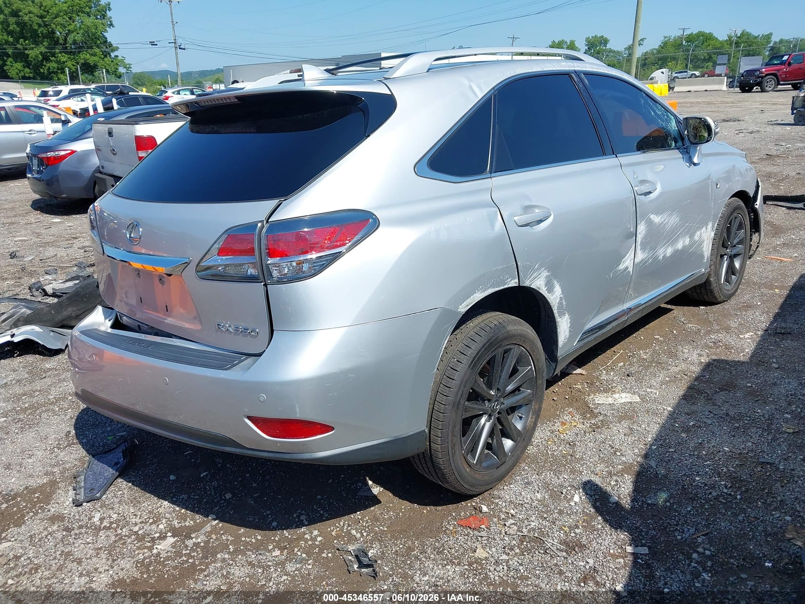2015 Lexus Rx 350 F Sport Silver vin: 2T2BK1BA3FC307946