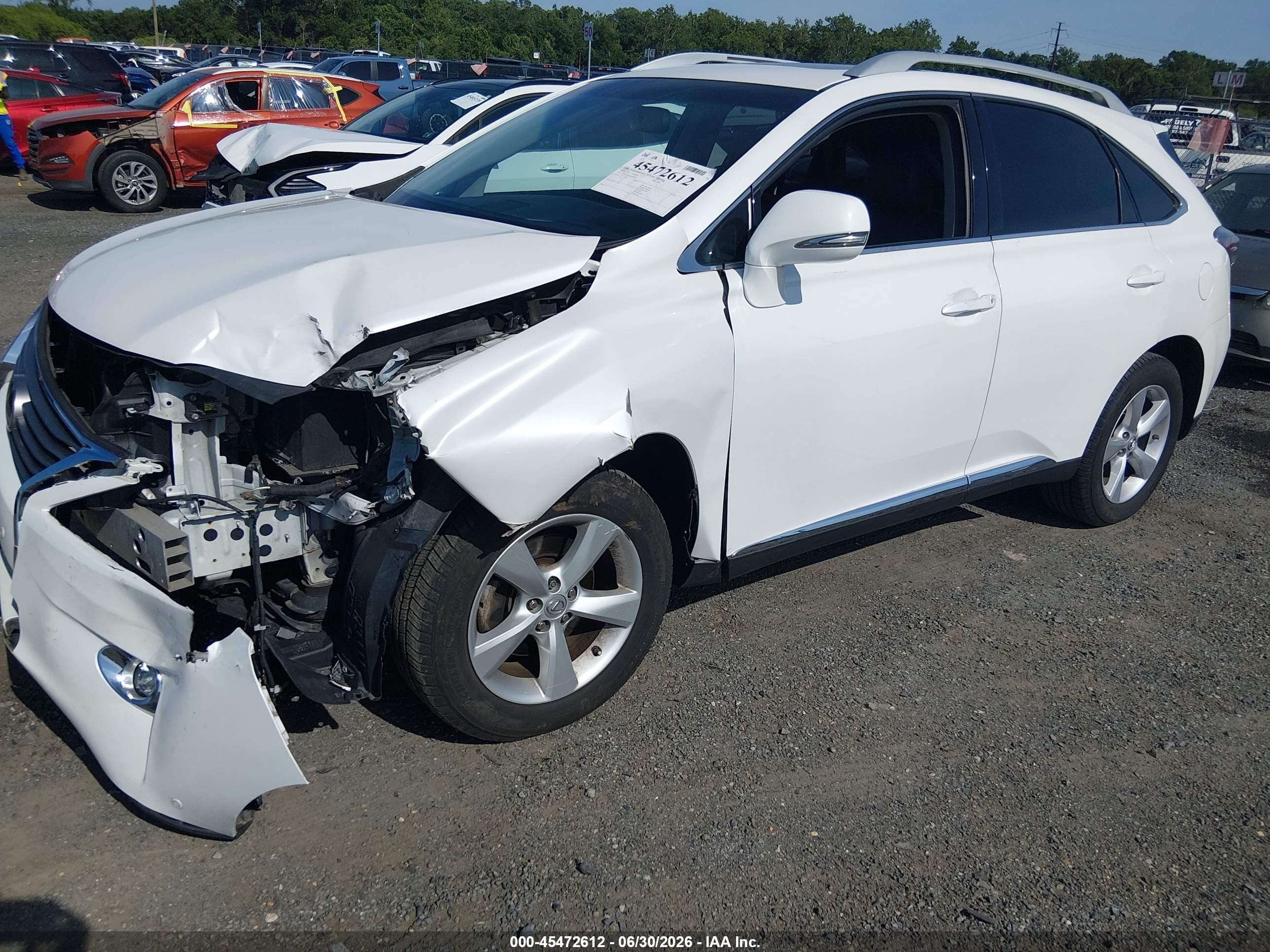 2015 Lexus Rx 350   White vin: 2T2BK1BA3FC309969