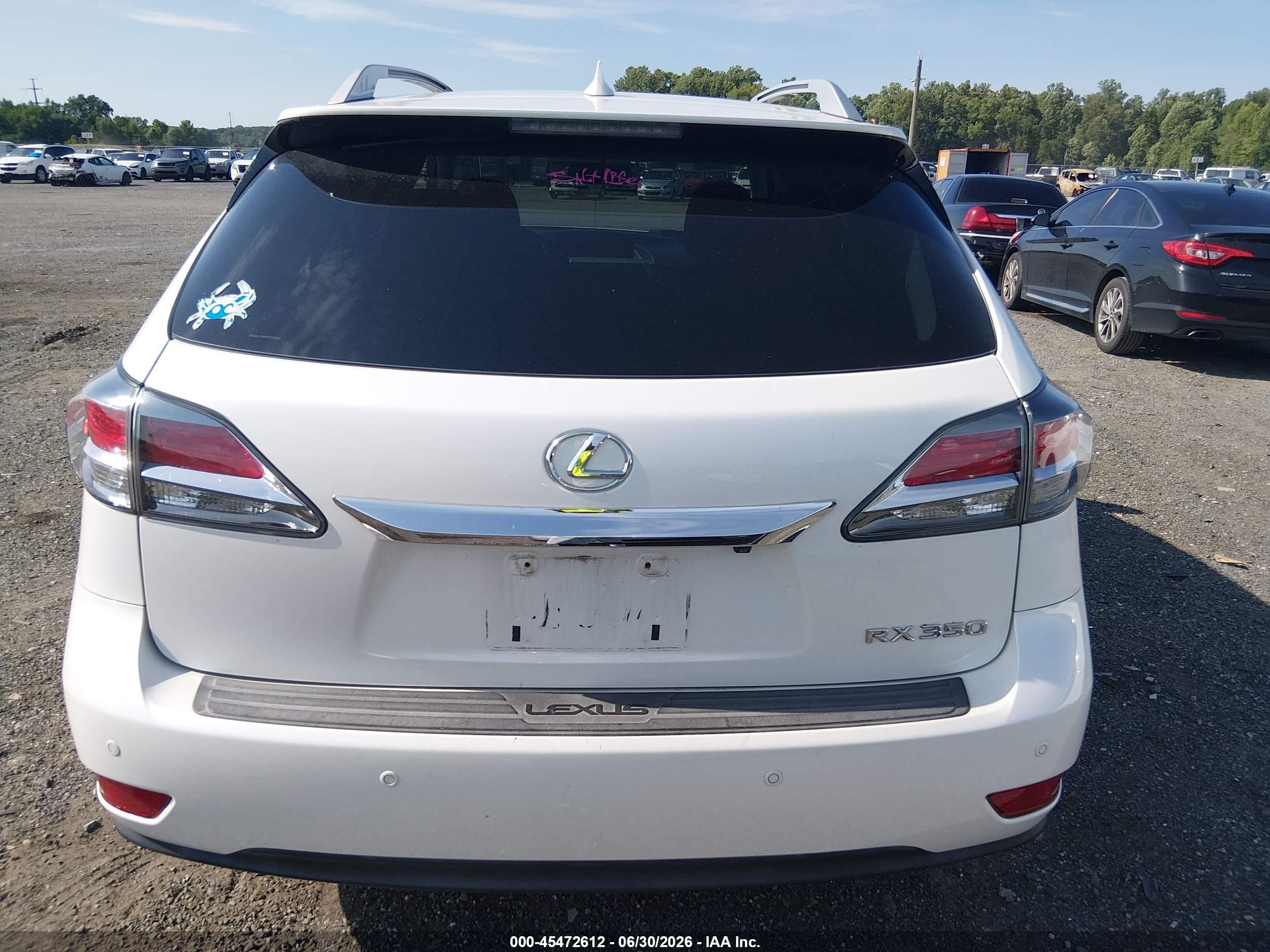 2015 Lexus Rx 350   White vin: 2T2BK1BA3FC309969