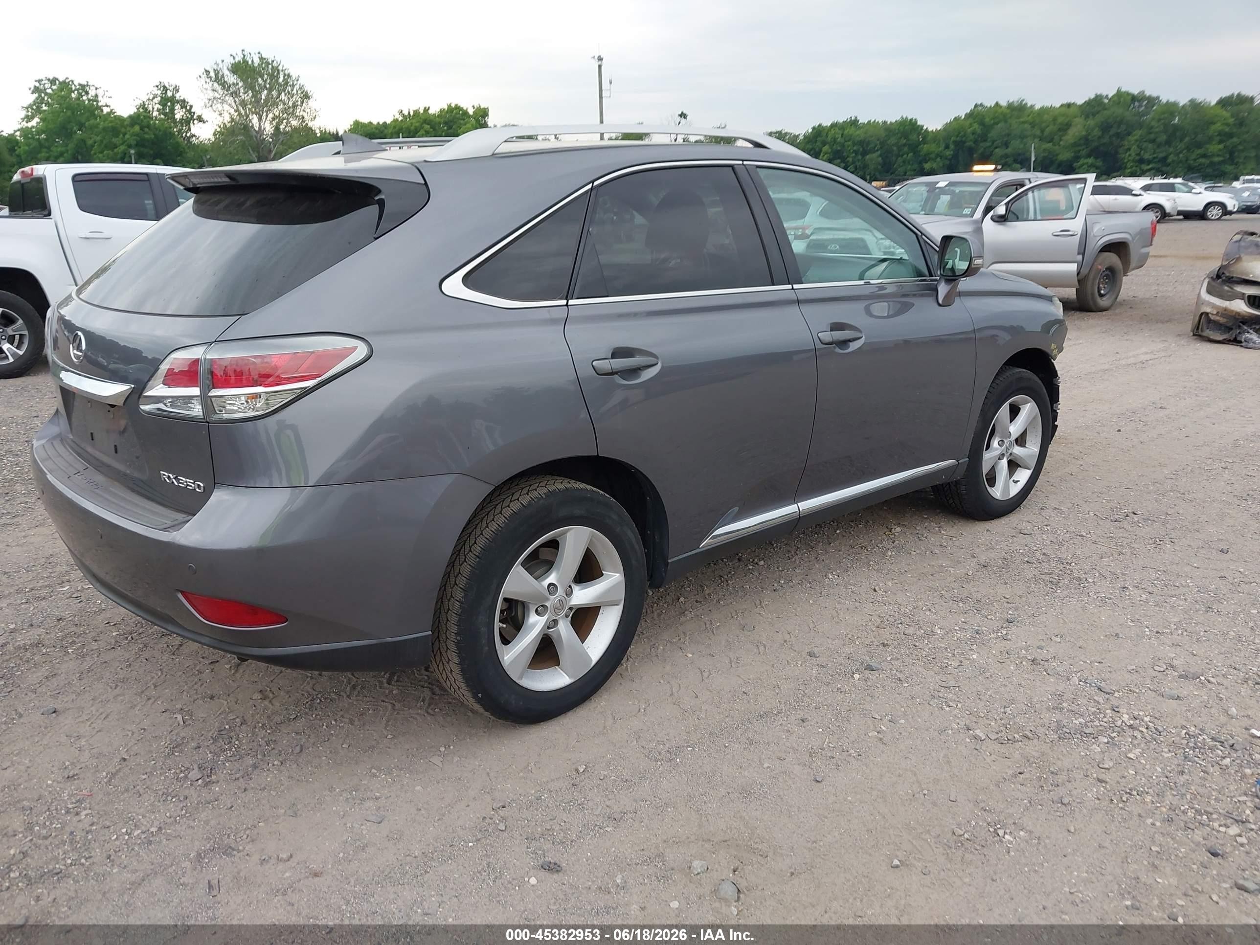 2015 Lexus Rx 350   Gray vin: 2T2BK1BA3FC313519