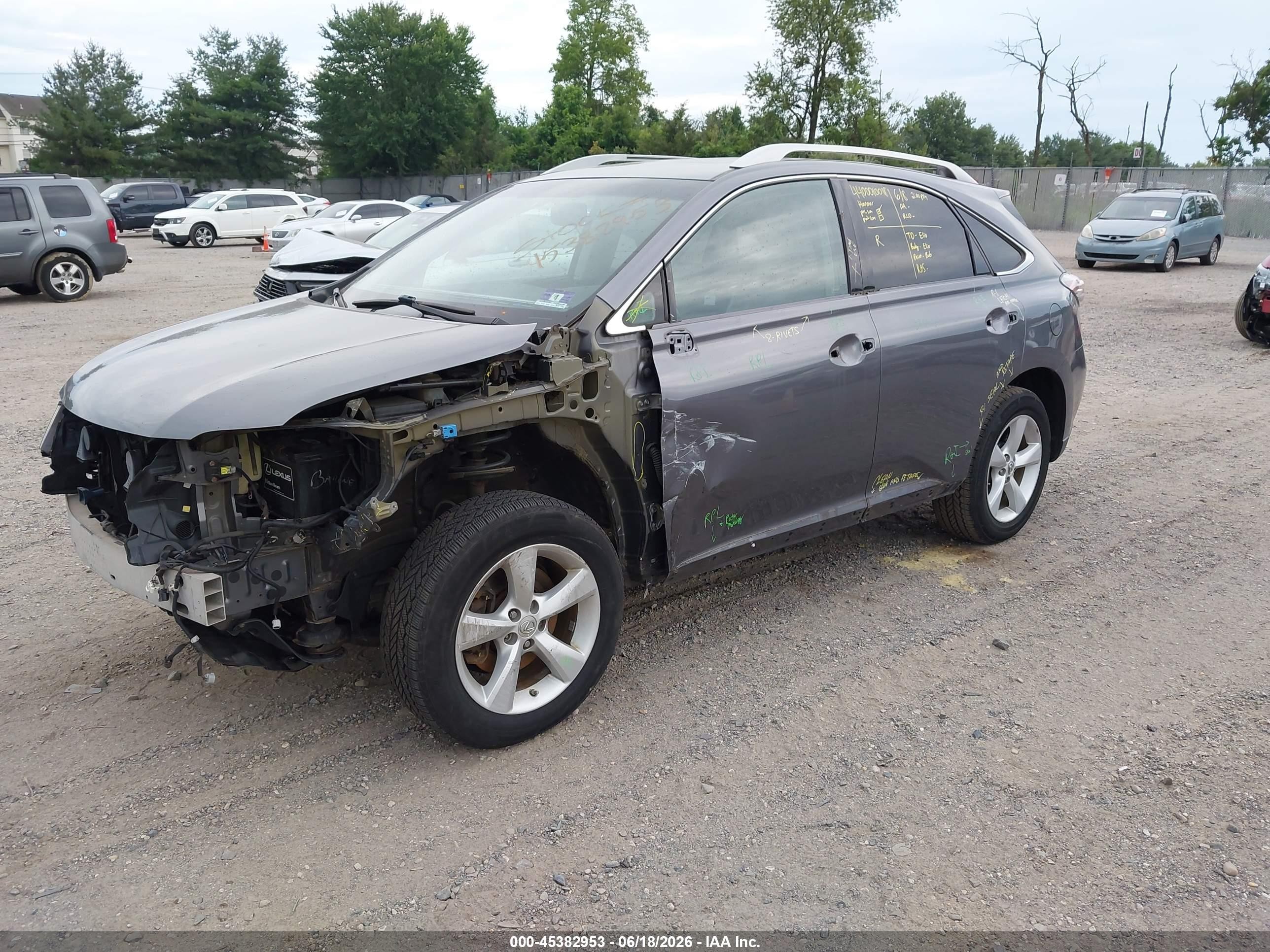 2015 Lexus Rx 350   Gray vin: 2T2BK1BA3FC313519