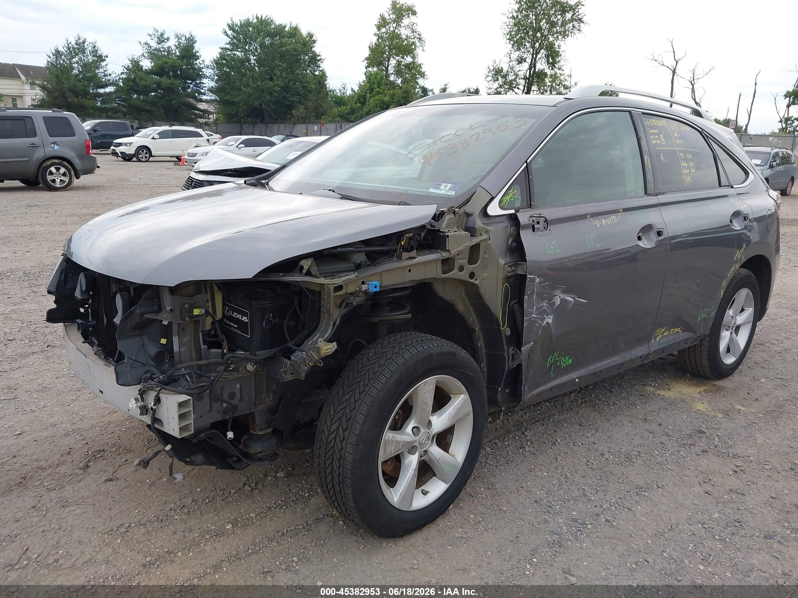 2015 Lexus Rx 350   Gray vin: 2T2BK1BA3FC313519