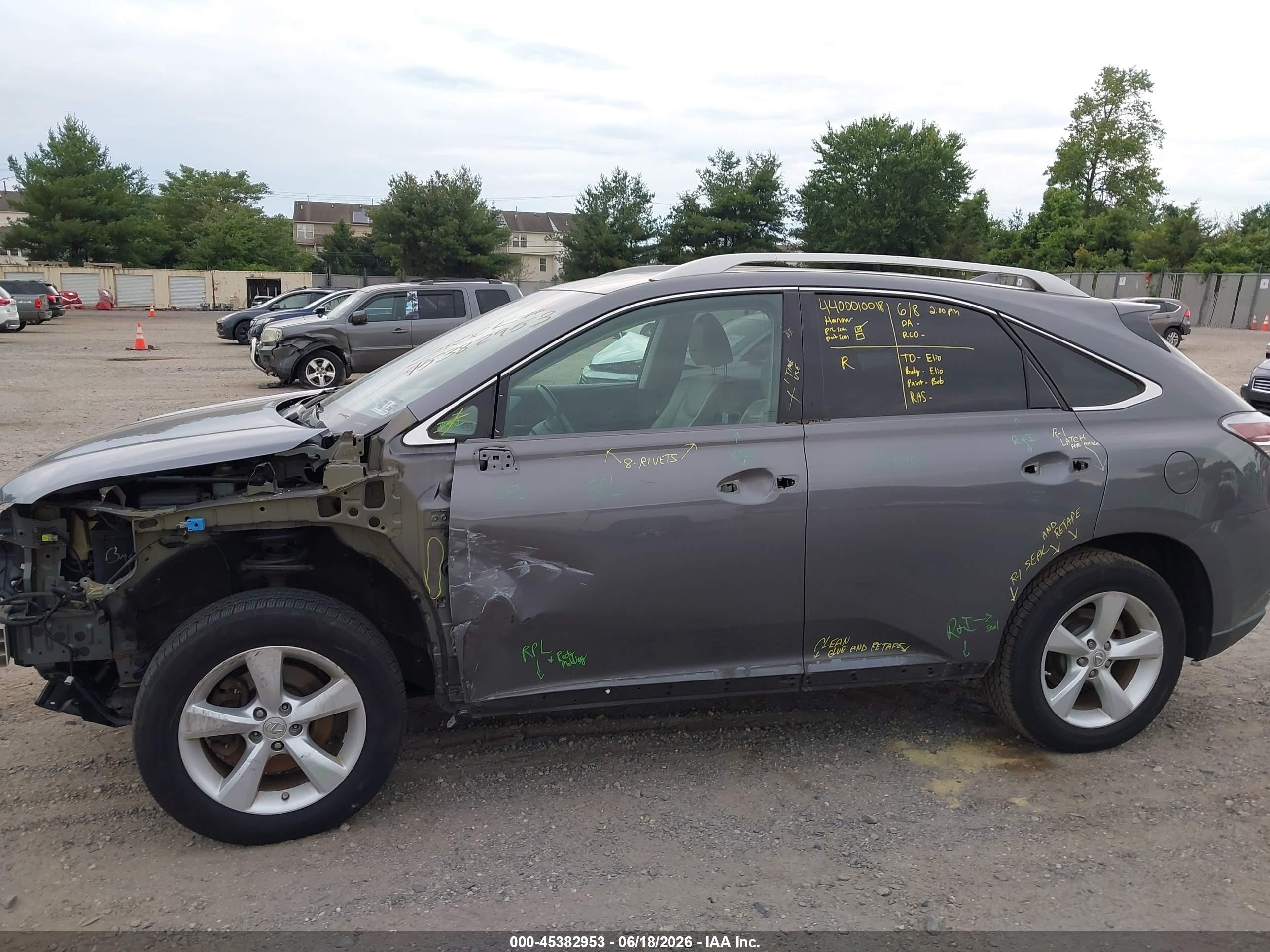 2015 Lexus Rx 350   Gray vin: 2T2BK1BA3FC313519