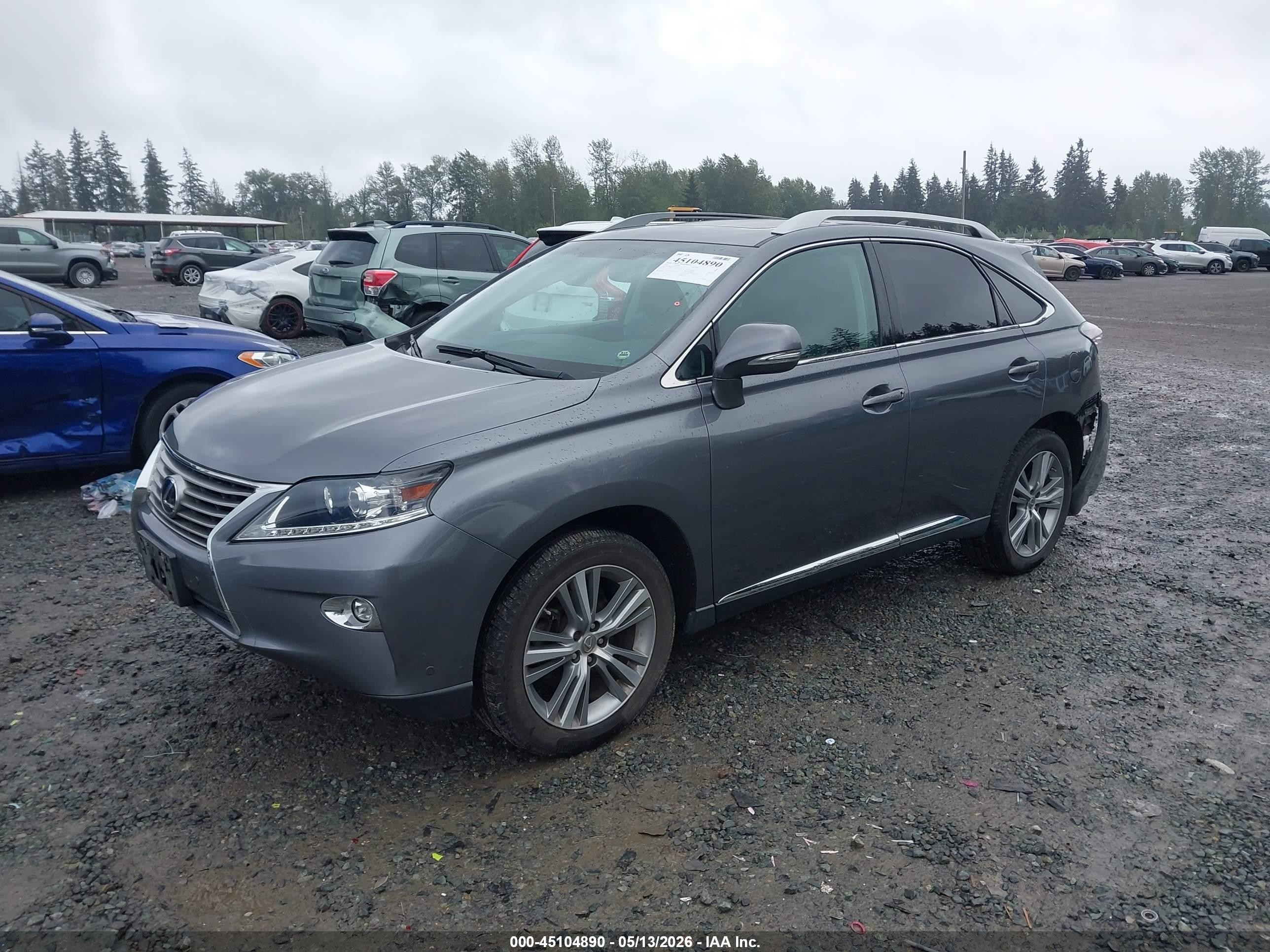 2015 Lexus Rx 350   Gray vin: 2T2BK1BA3FC318607