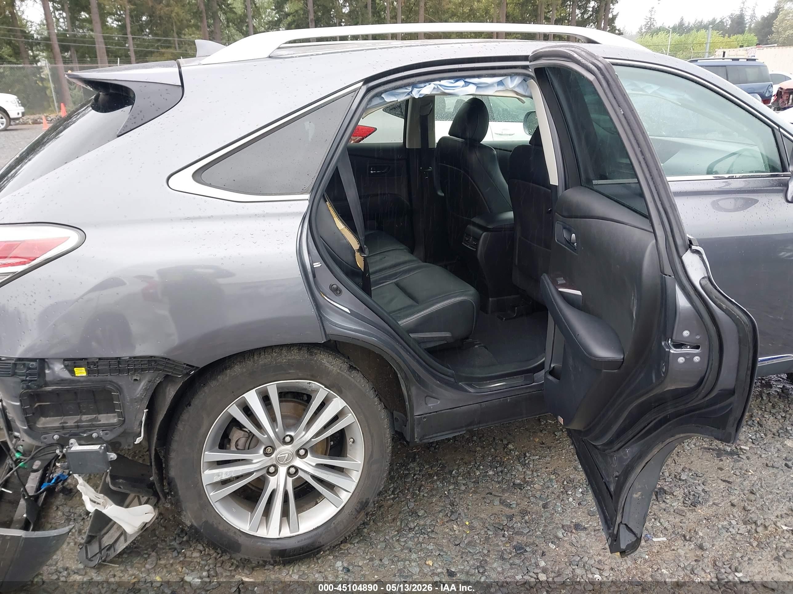 2015 Lexus Rx 350   Gray vin: 2T2BK1BA3FC318607