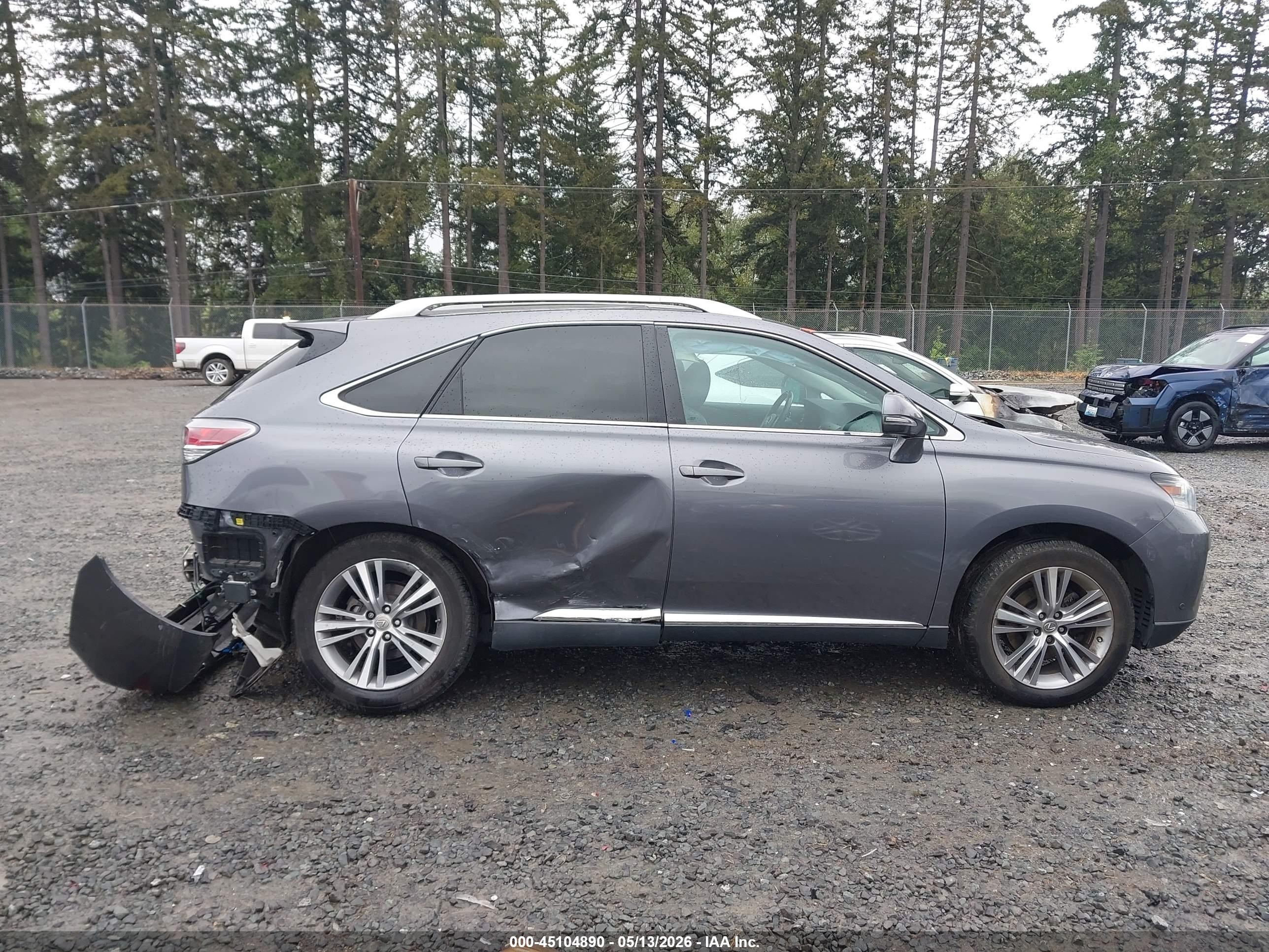2015 Lexus Rx 350   Gray vin: 2T2BK1BA3FC318607