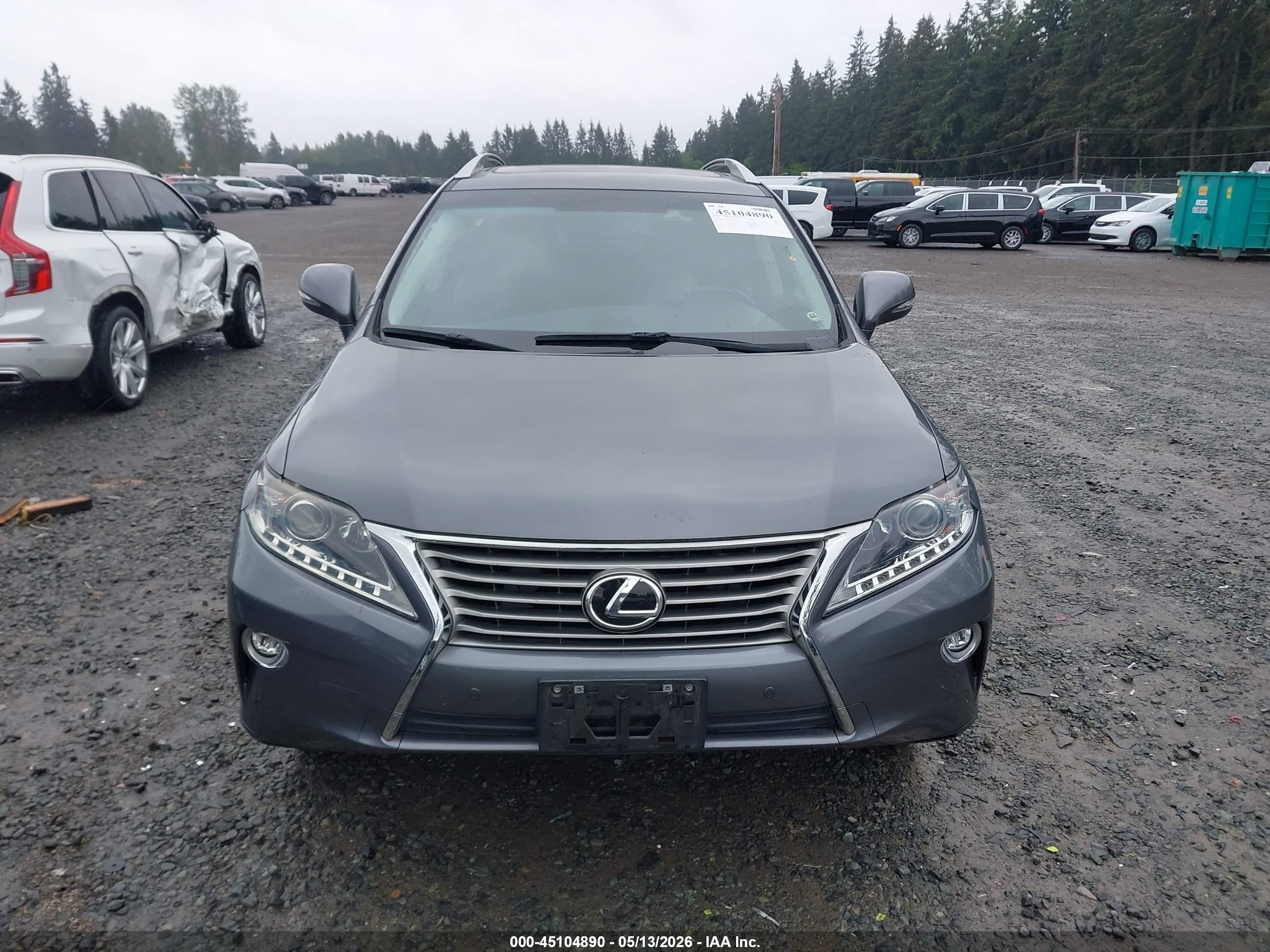 2015 Lexus Rx 350   Gray vin: 2T2BK1BA3FC318607